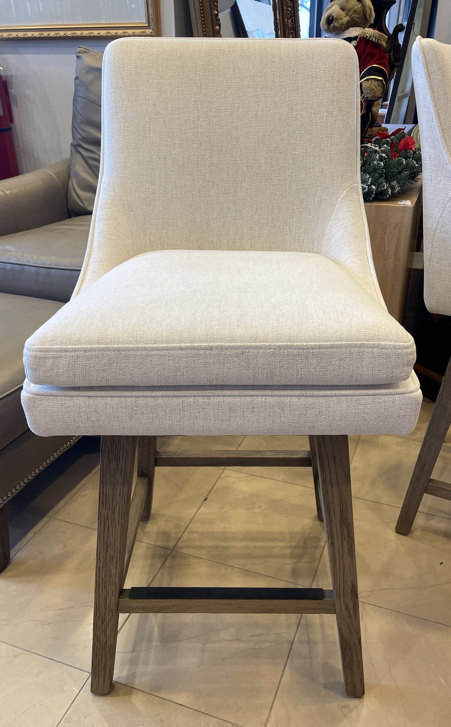 Arhaus "Lunden" Swivel Counter Height Barstool (Two available) (0JK001)