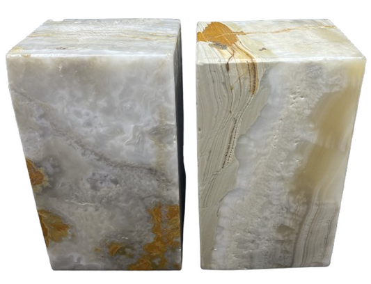 Onyx Bookends (08E01A)