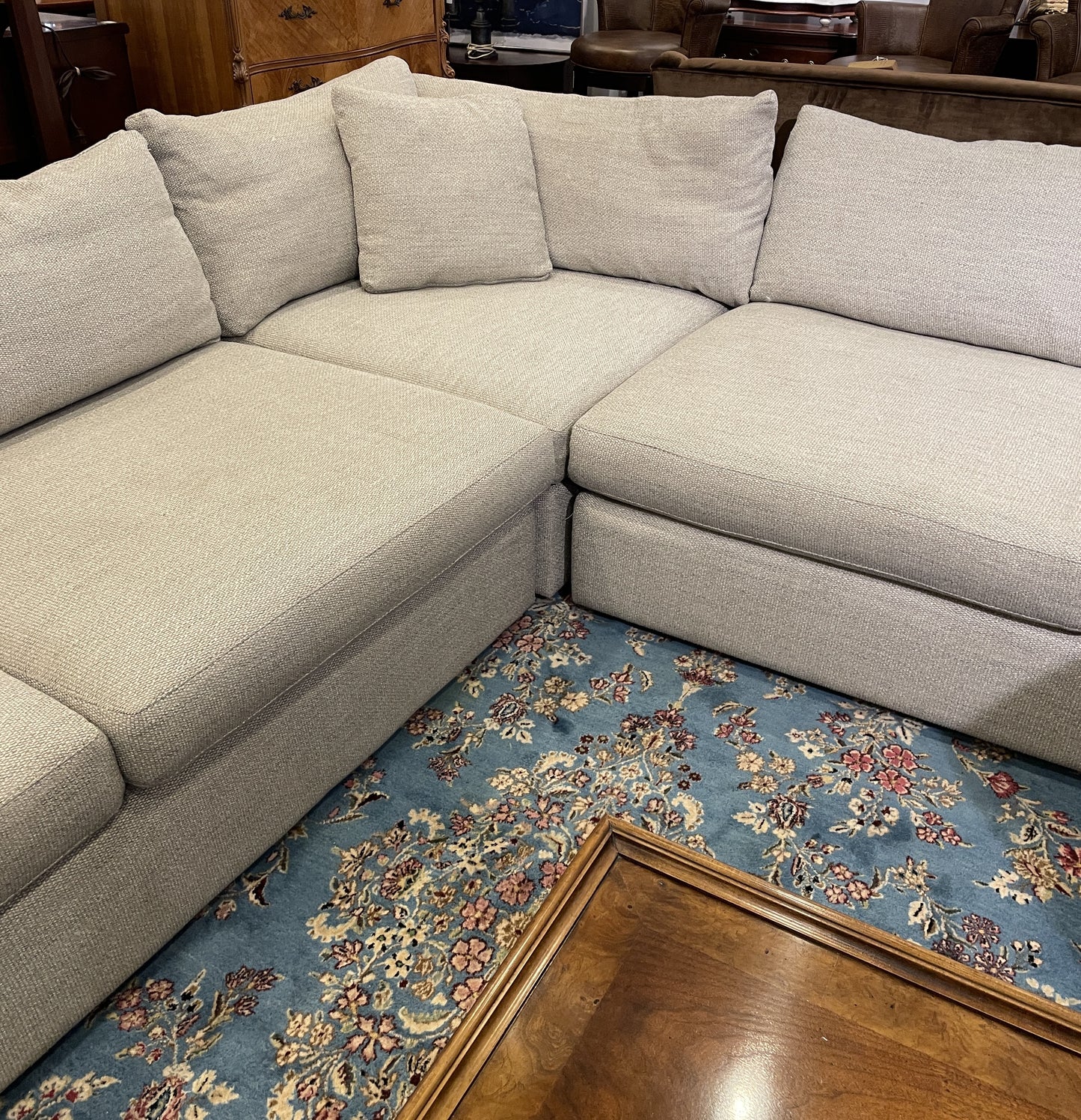 Crate and Barrel Lounge L Shaped Sofa (0N5001)
