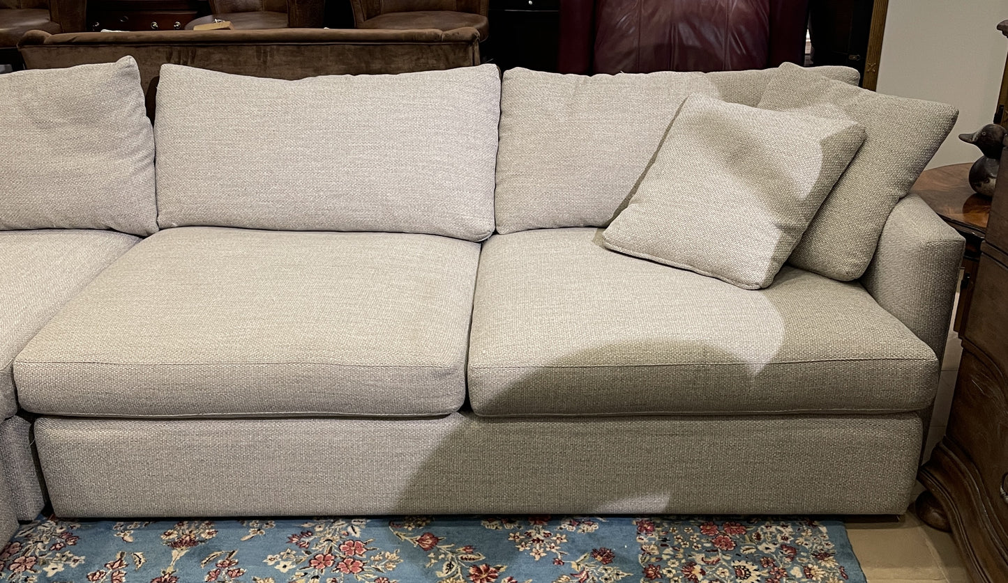 Crate and Barrel Lounge L Shaped Sofa (0N5001)
