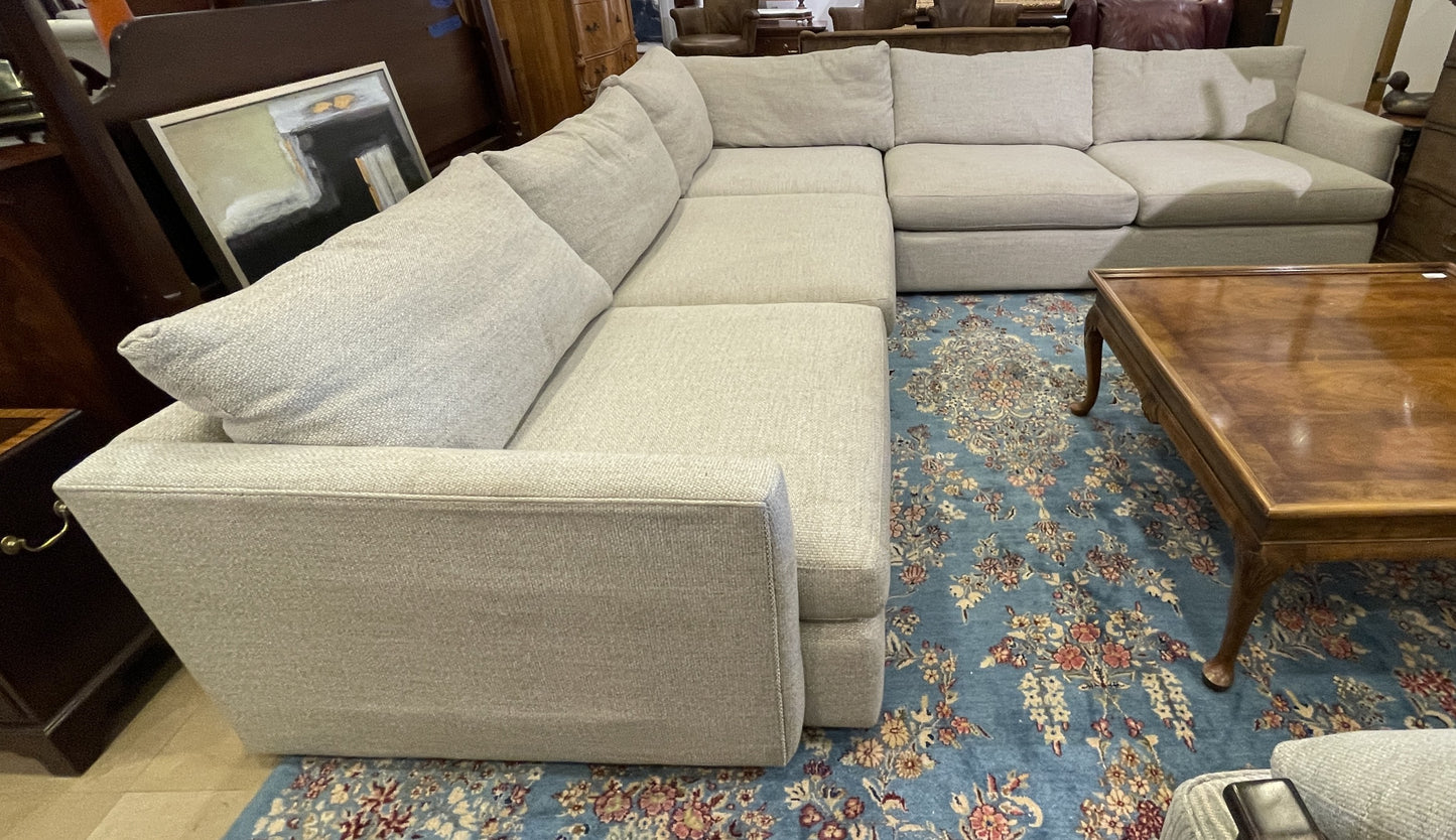 Crate and Barrel Lounge L Shaped Sofa (0N5001)