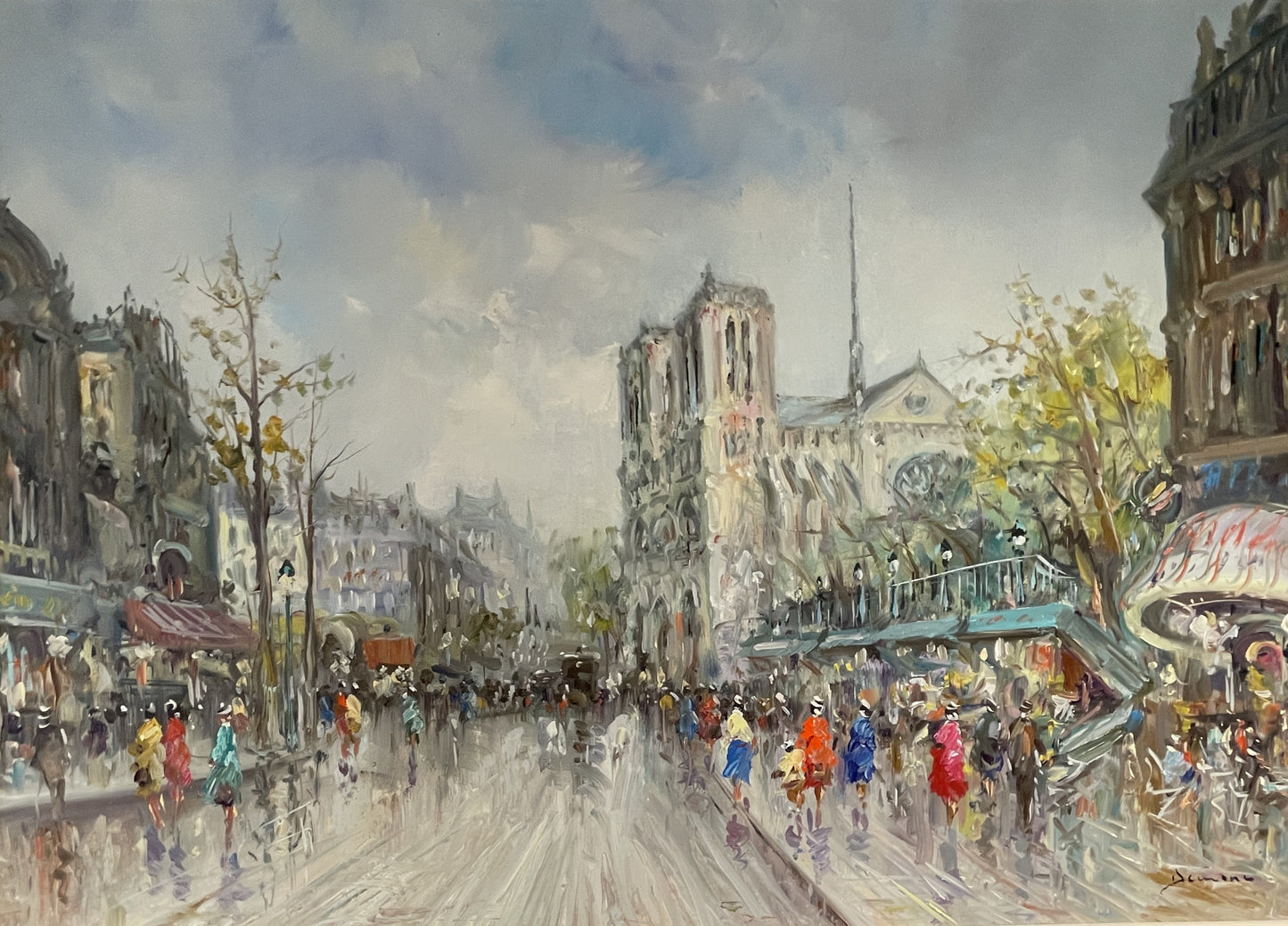 Salvadore Demone (b. 1928) Paris Street Scene (0N5009)
