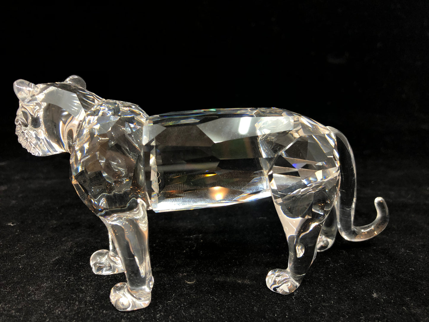 Swarovski "Endangered Species" Crystal Tiger Figurine