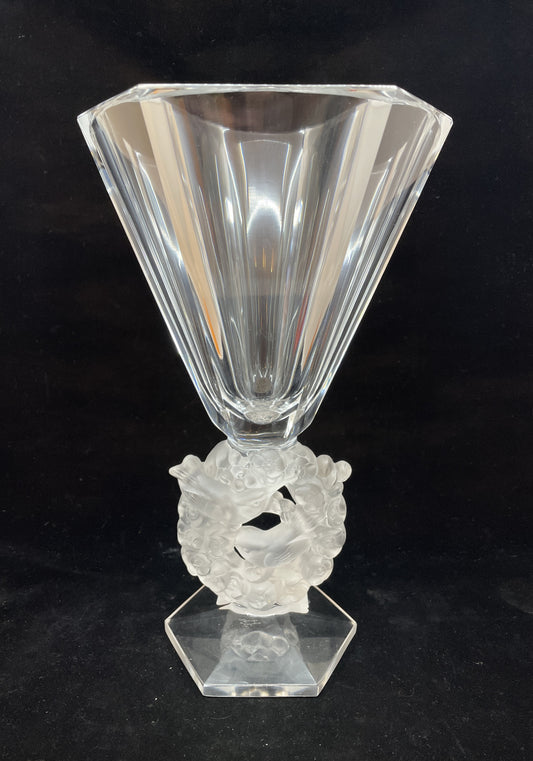 Lalique Mesanges Vase (0B500M)