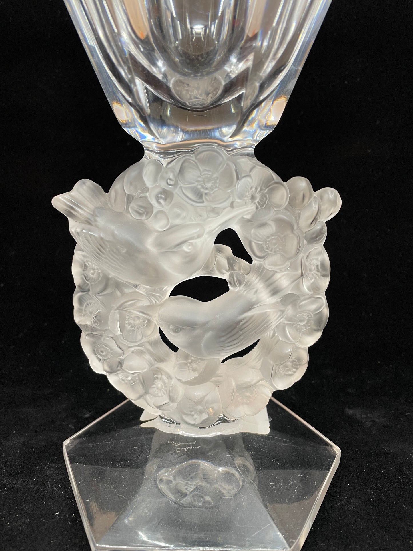 Lalique Mesanges Vase (0B500M)