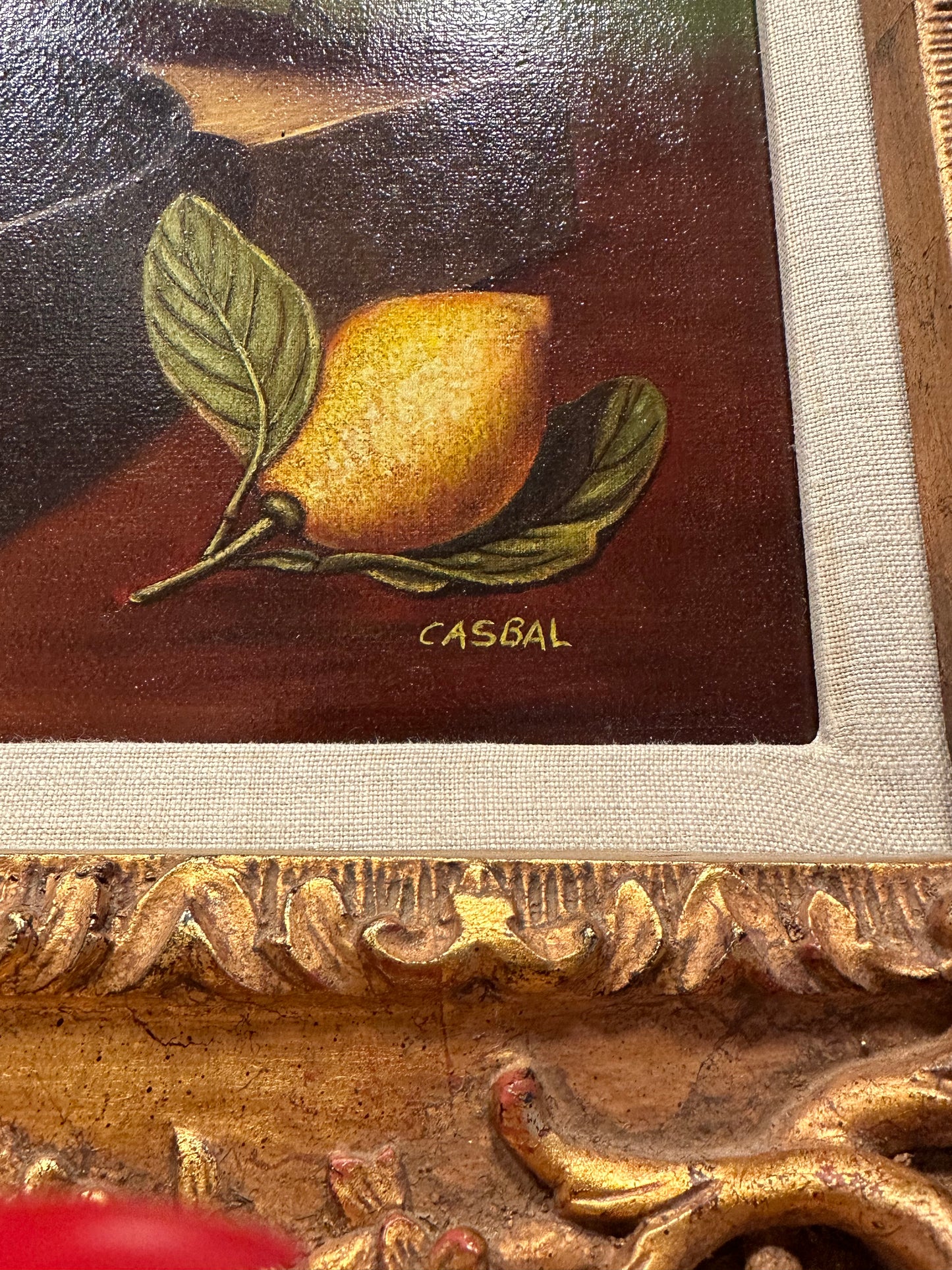 Casbal Still Life on Canvas