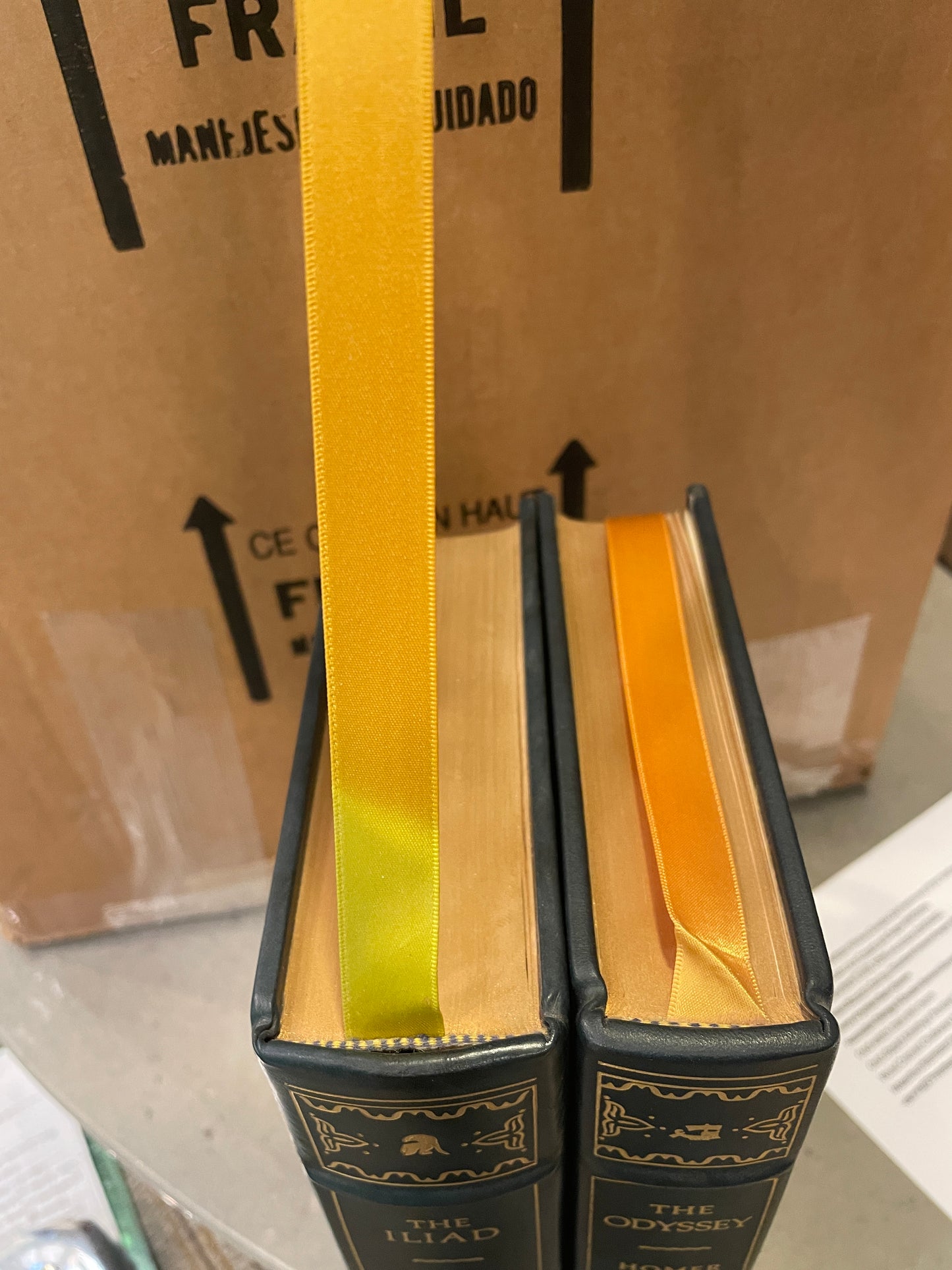 Franklin Library The Iliad and The Odyssey, a set (0MJ00E)