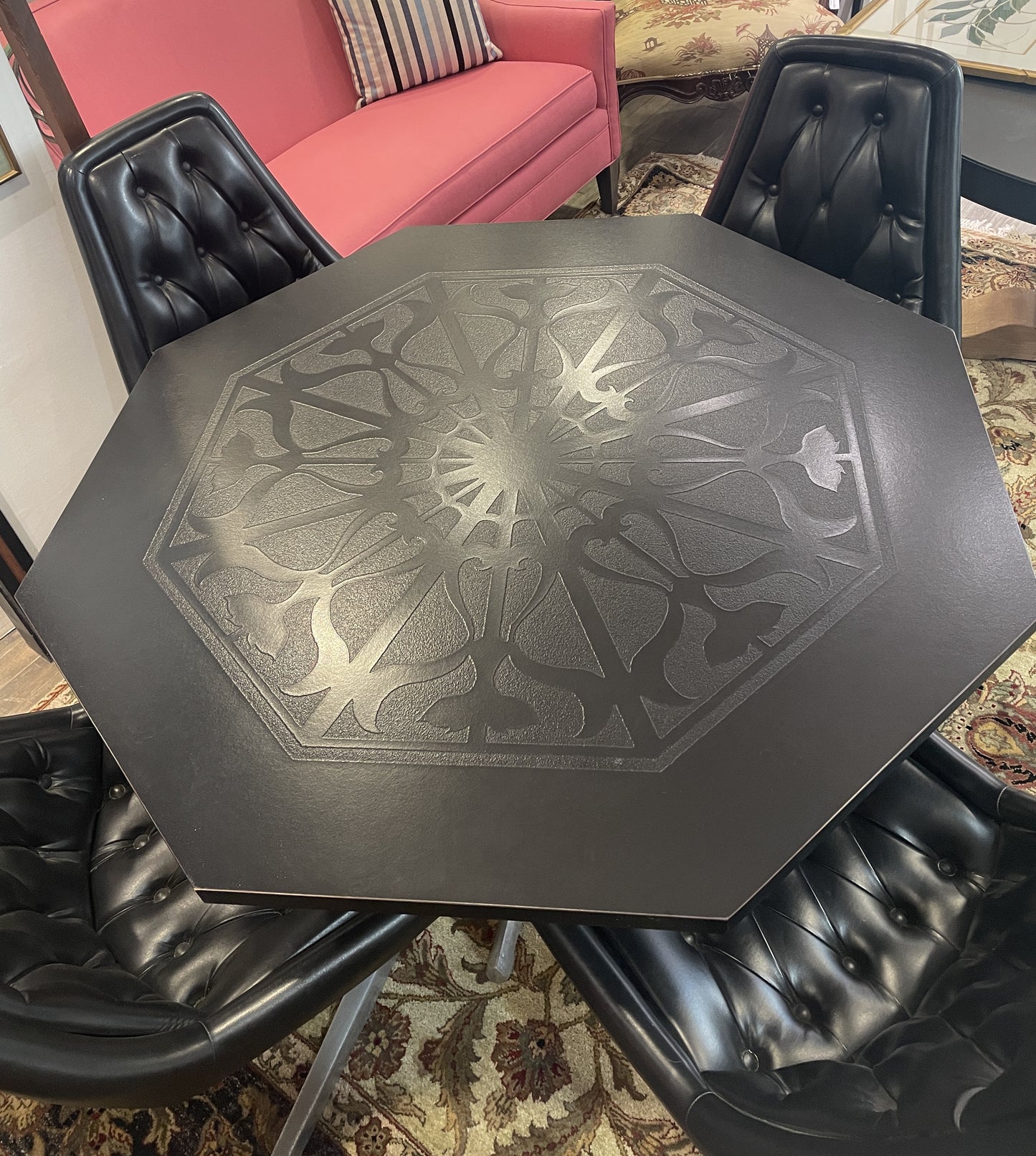 Vladimir Kagan for Chromecraft "Sculpta" Table and Chairs, Star Trek (0JO002)