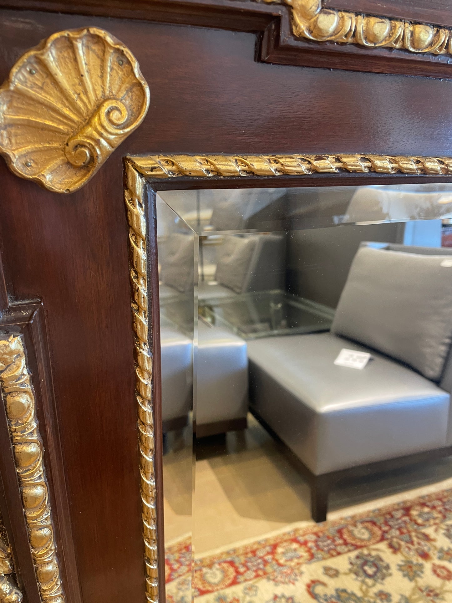 Friedman Brothers Georgian Revival Mirror, Hand carved and gilded (02J00L)