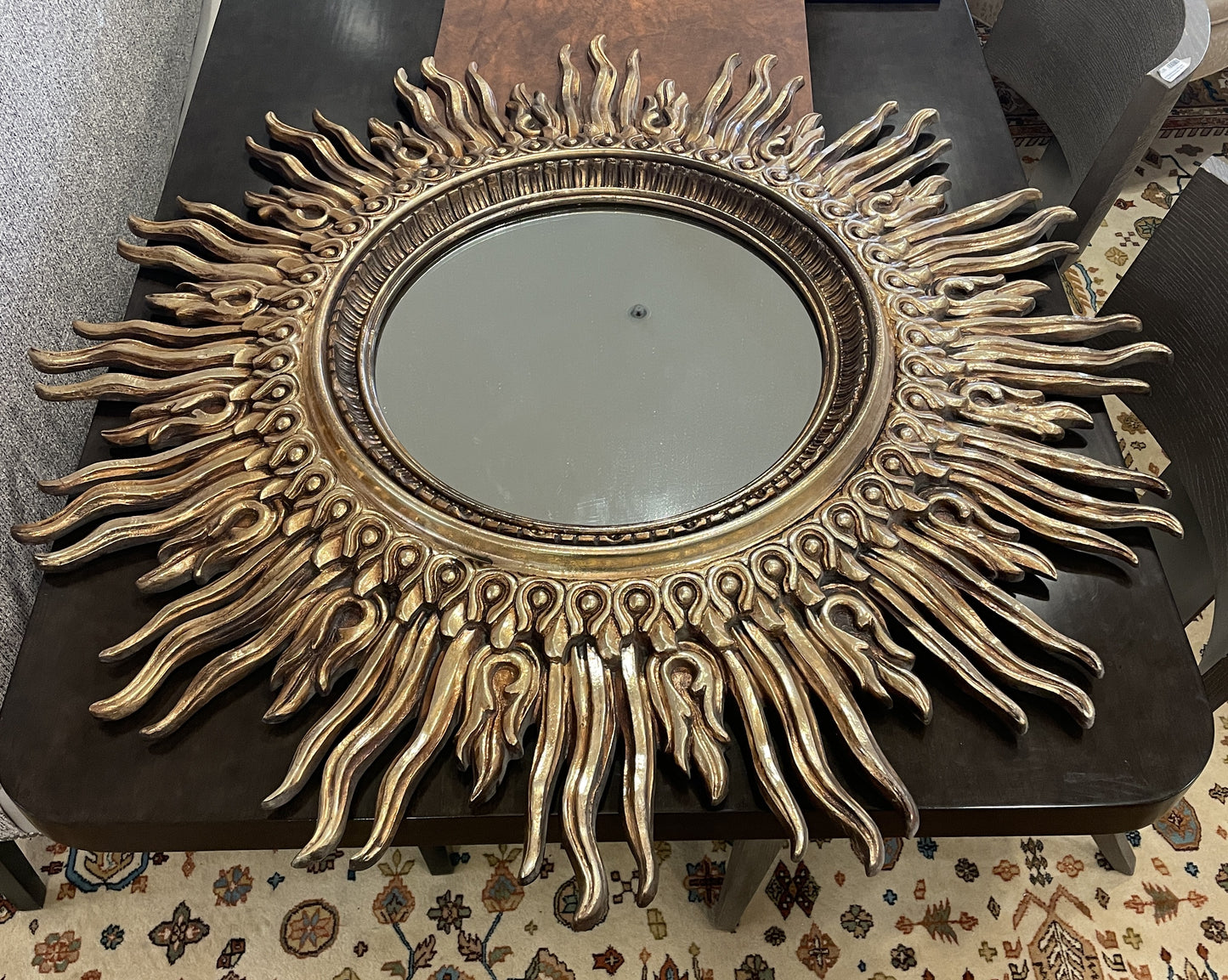 Syroco Molded Starburst Mirror (0JO005)