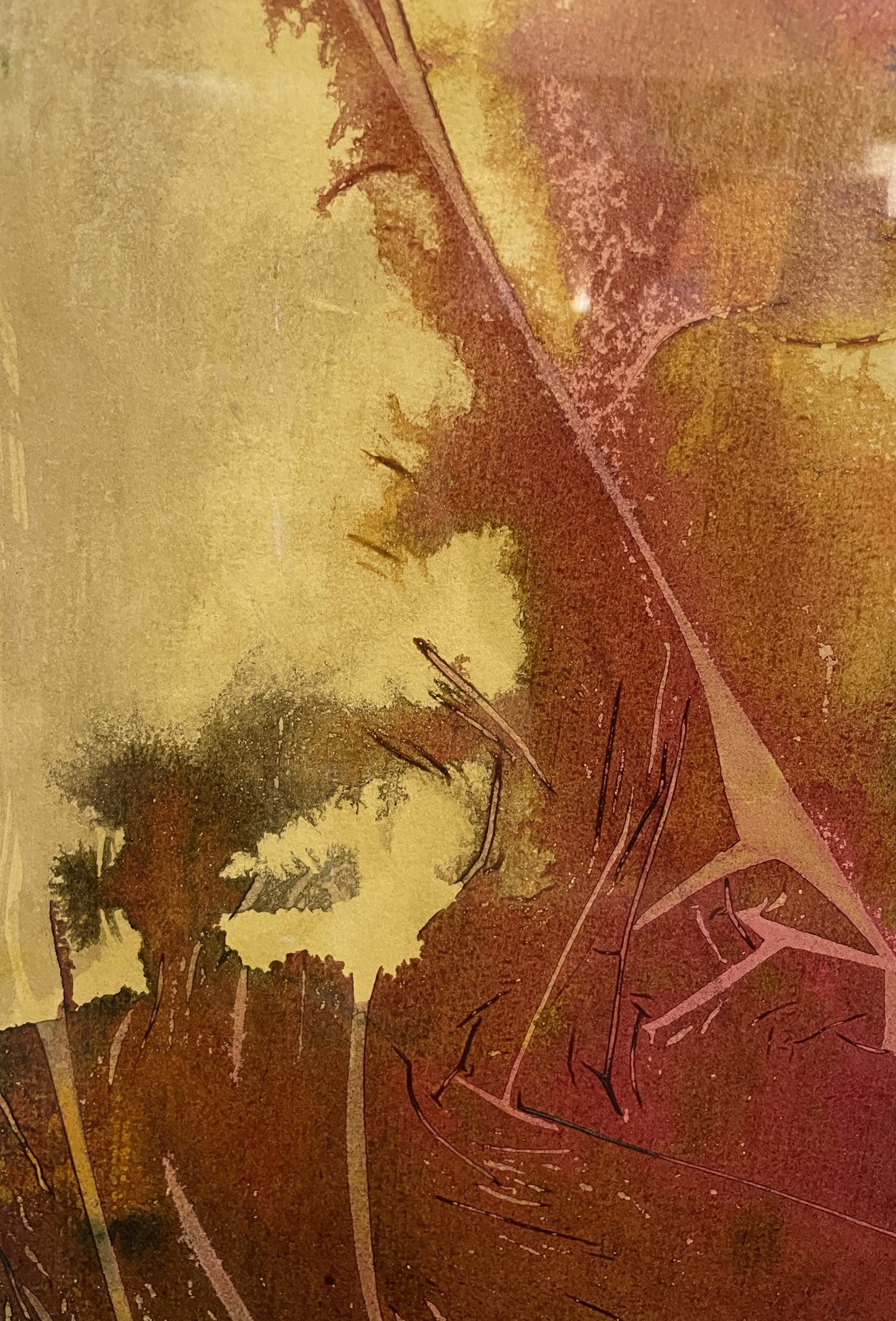 Mary Sullivan (1937-2024) "Shizen" Ink (0N9001)