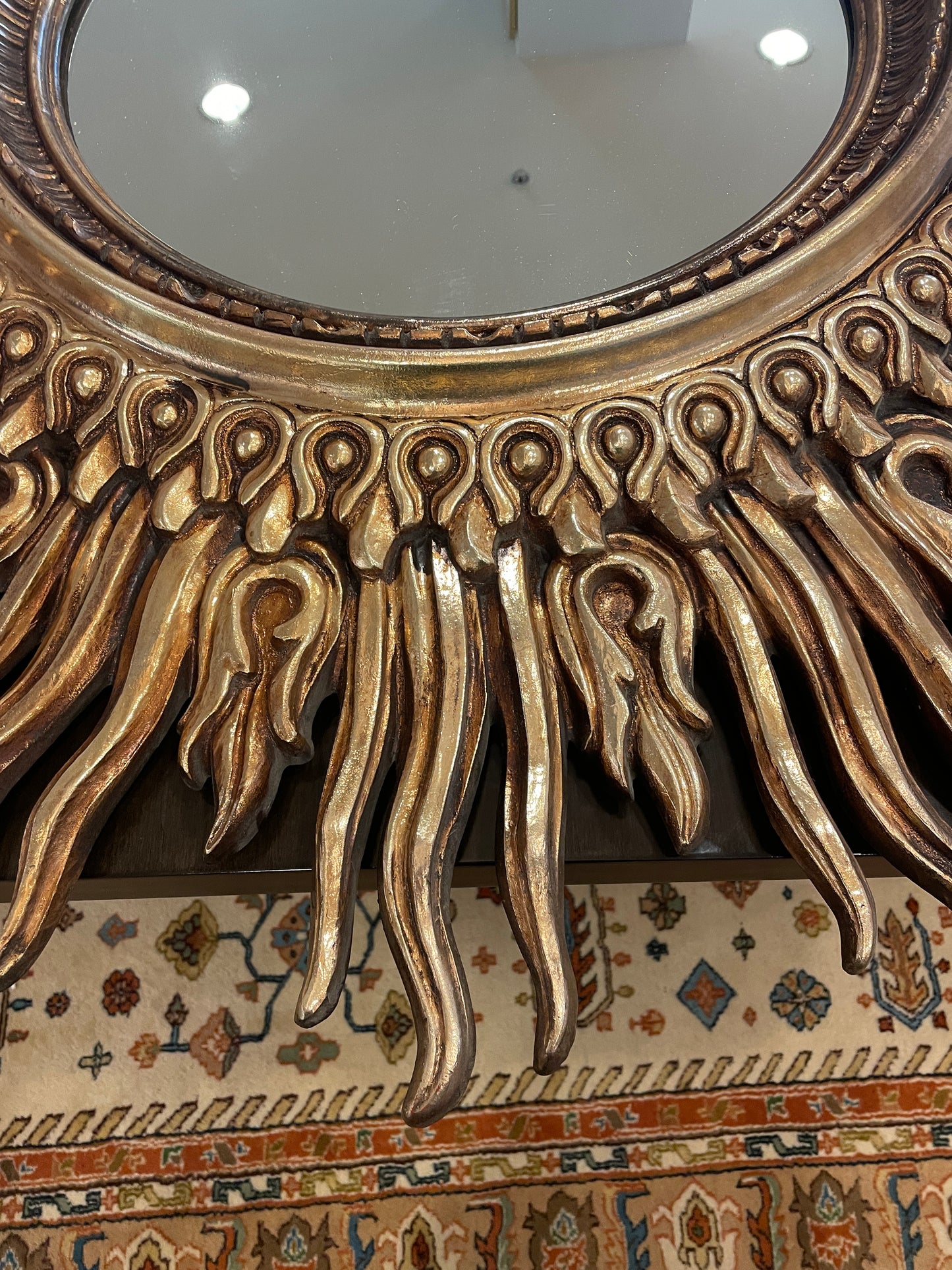 Syroco Molded Starburst Mirror (0JO005)