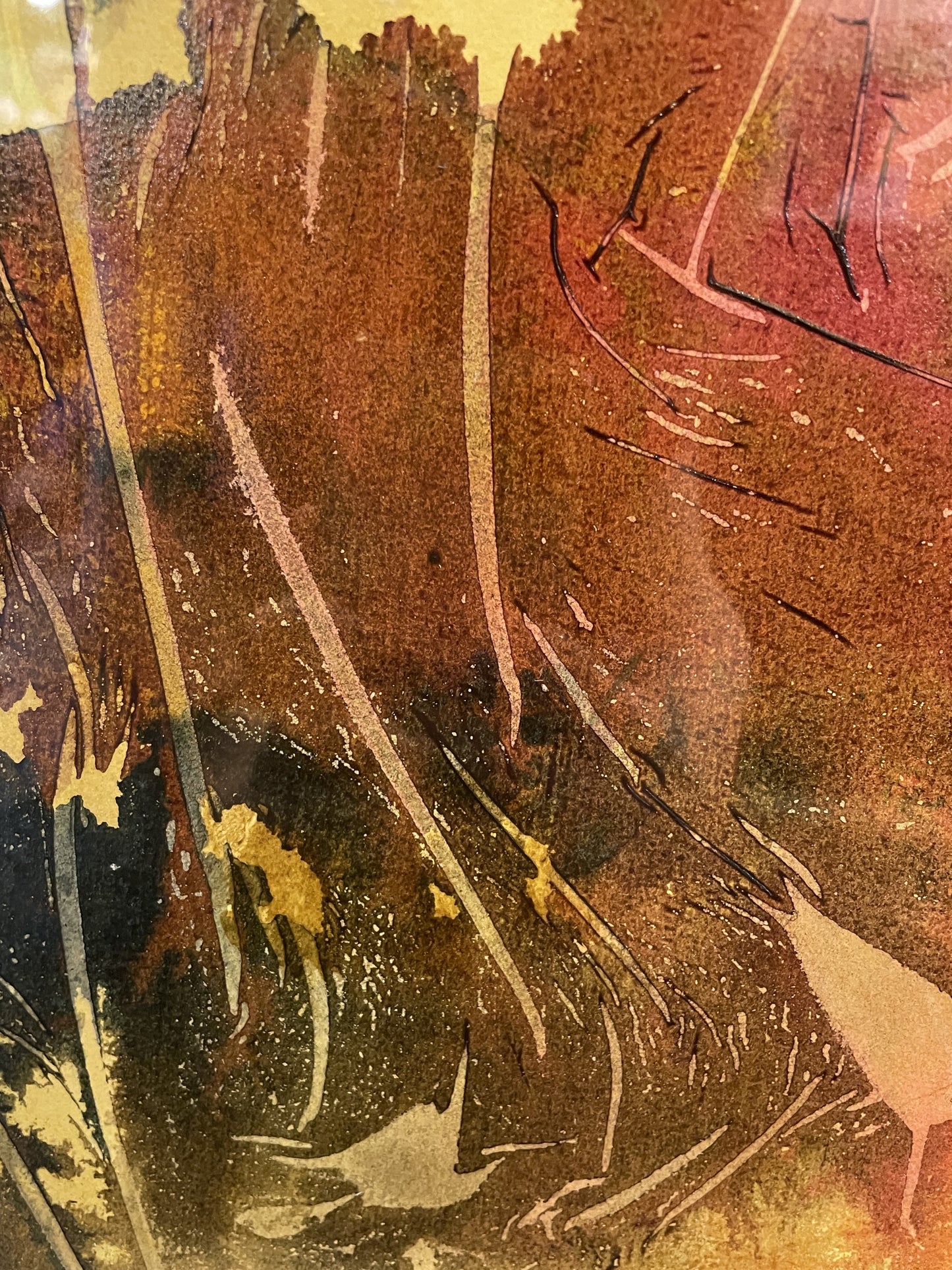 Mary Sullivan (1937-2024) "Shizen" Ink (0N9001)