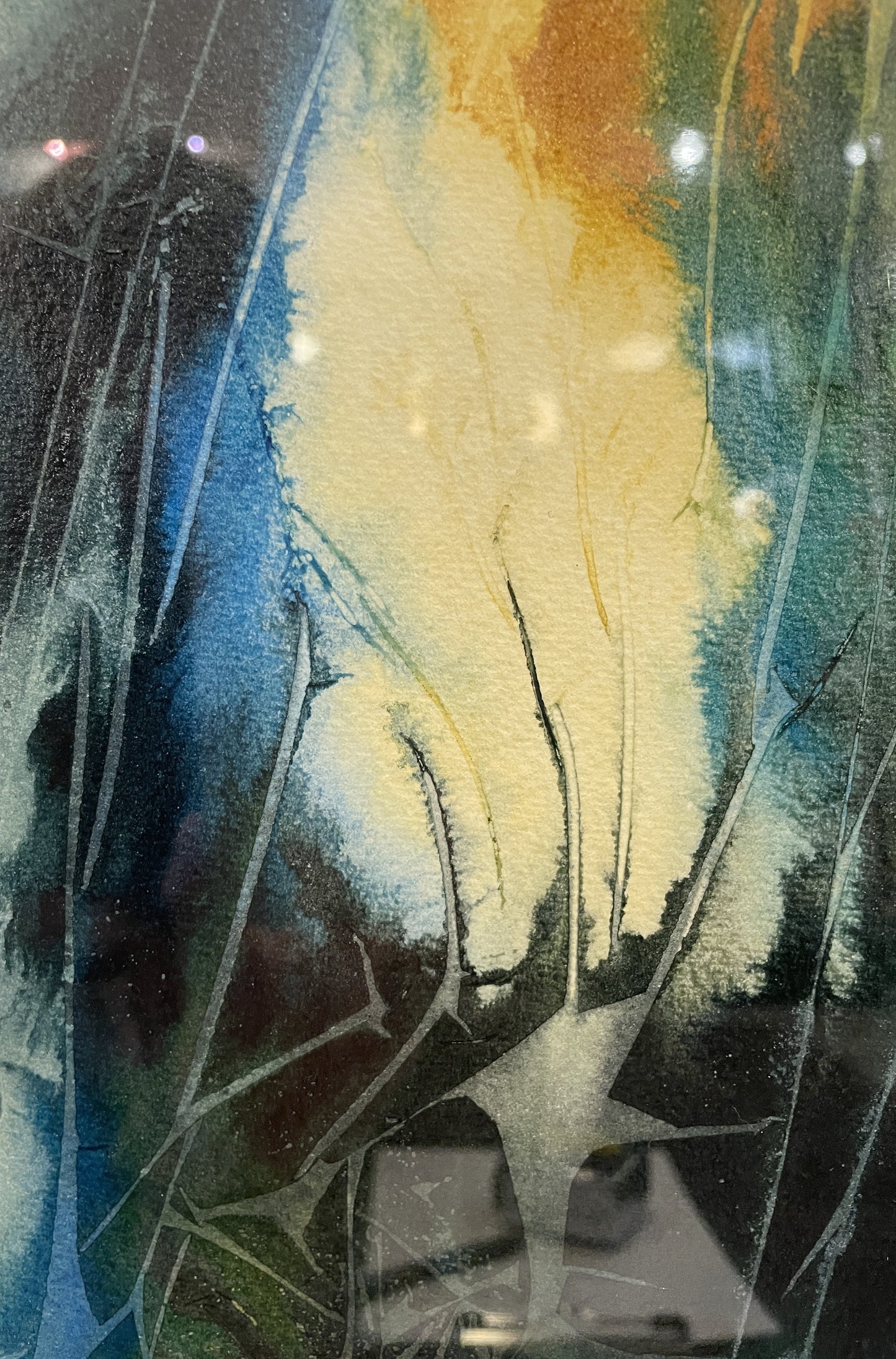 Mary Sullivan (1937-2024) Ink "Forest Primeval" (0N9005)