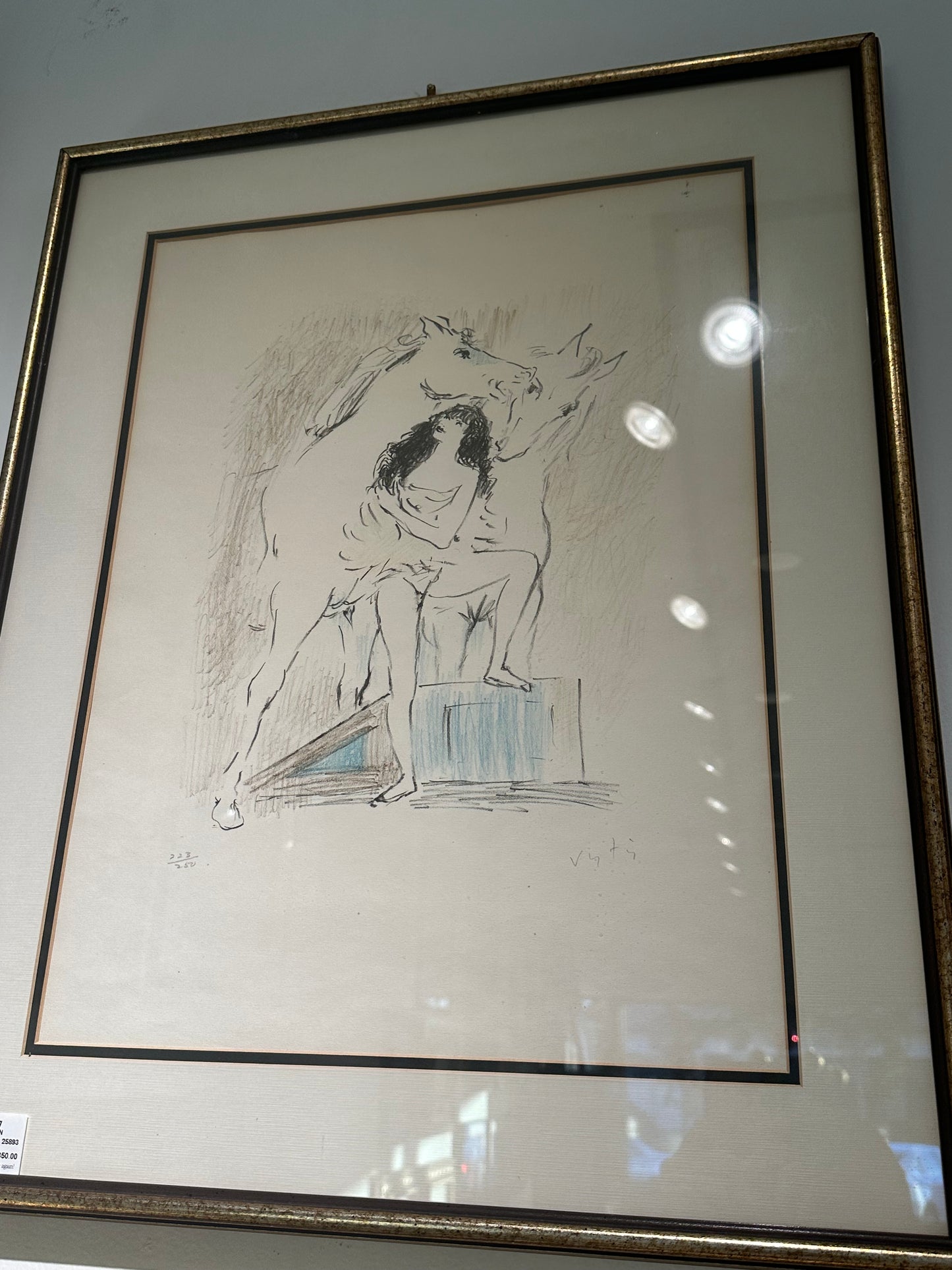 Marcel Vertes Circus Girl Lithograph (25893)