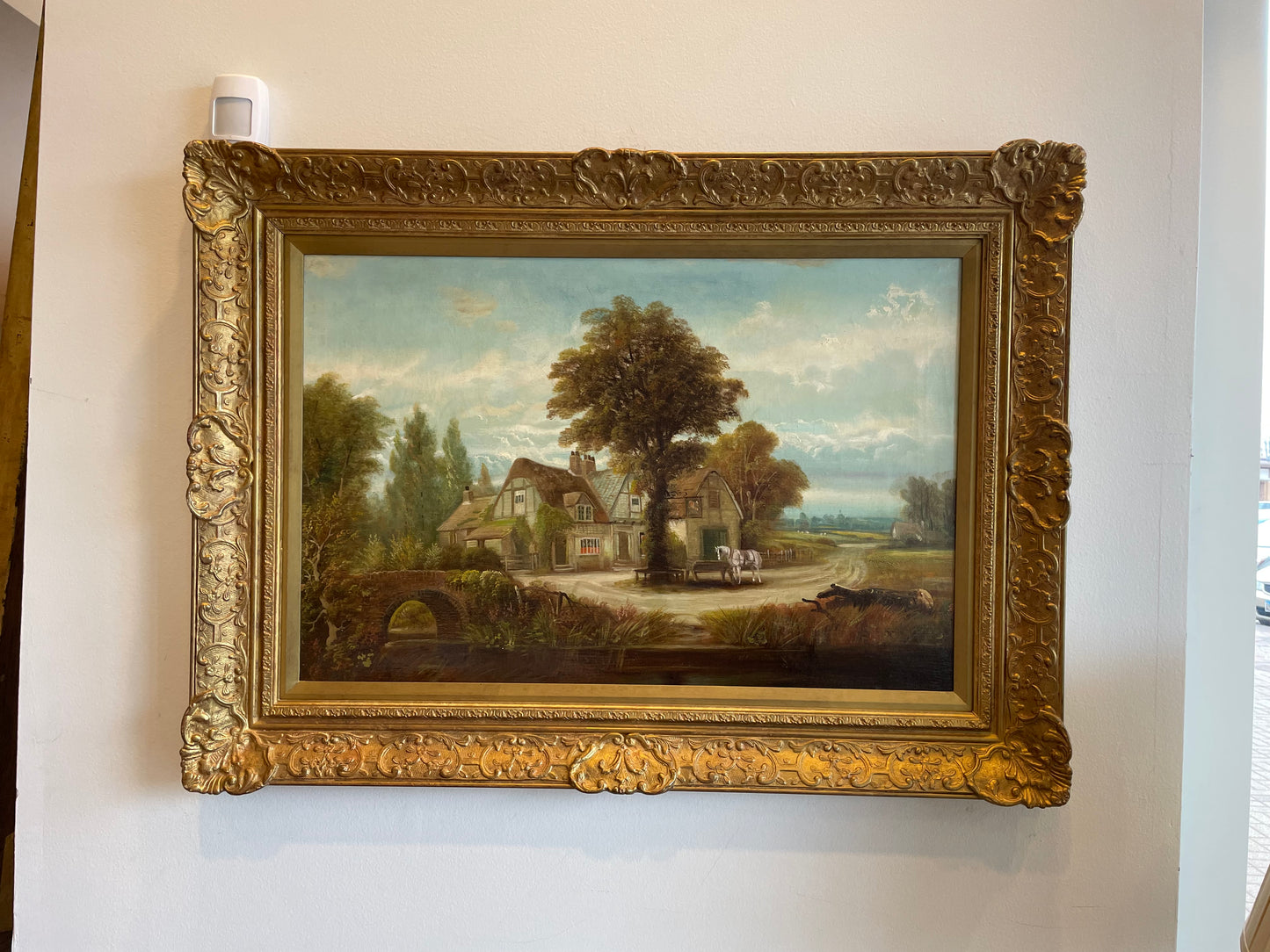 Edward Preistley (British, 19th Century) Oil on Canvas Landscape