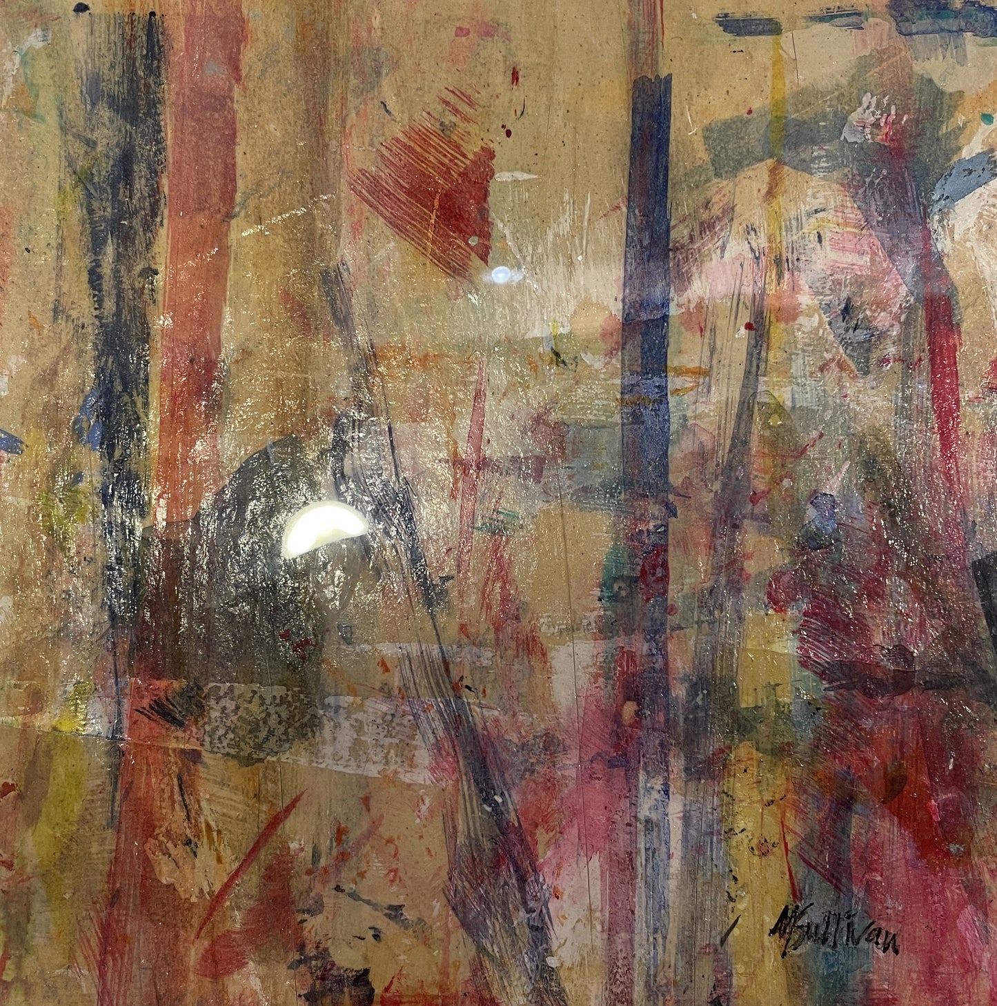 Mary Sullivan (1937-2024) "Glimpses Only" Acrylic (0N9004)