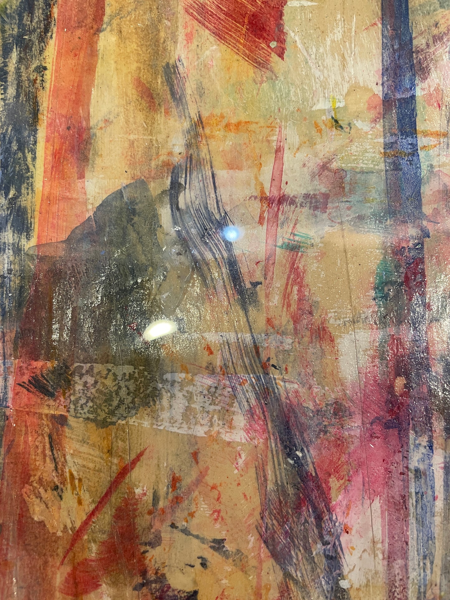 Mary Sullivan (1937-2024) "Glimpses Only" Acrylic (0N9004)