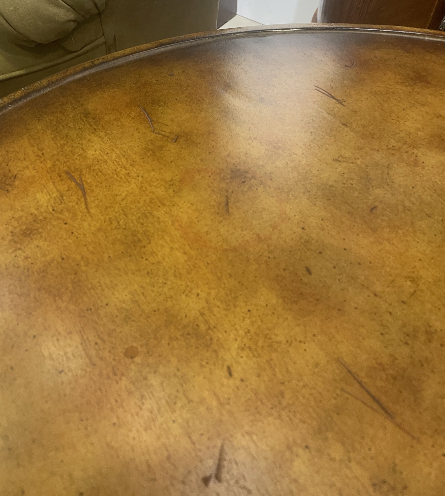 Maitland Smith Figural Head End Table, Two Tier (0JQ001)