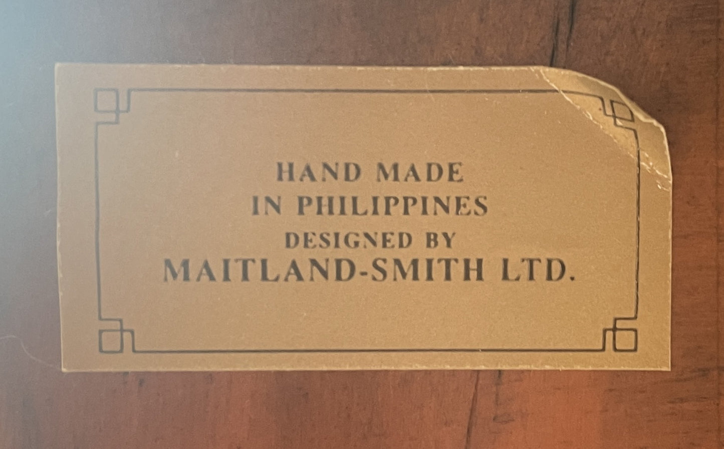 Maitland Smith Adams Style Console Table (0JQ002)