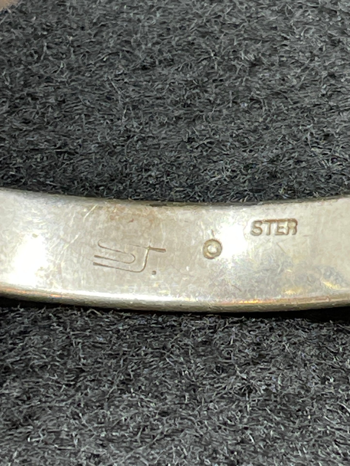Sterling Cuff With Gold Bead Detail (01400X)