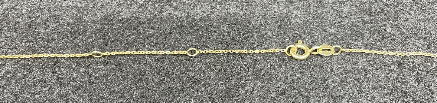 Kallati Baguette Bar Necklace (01401G)
