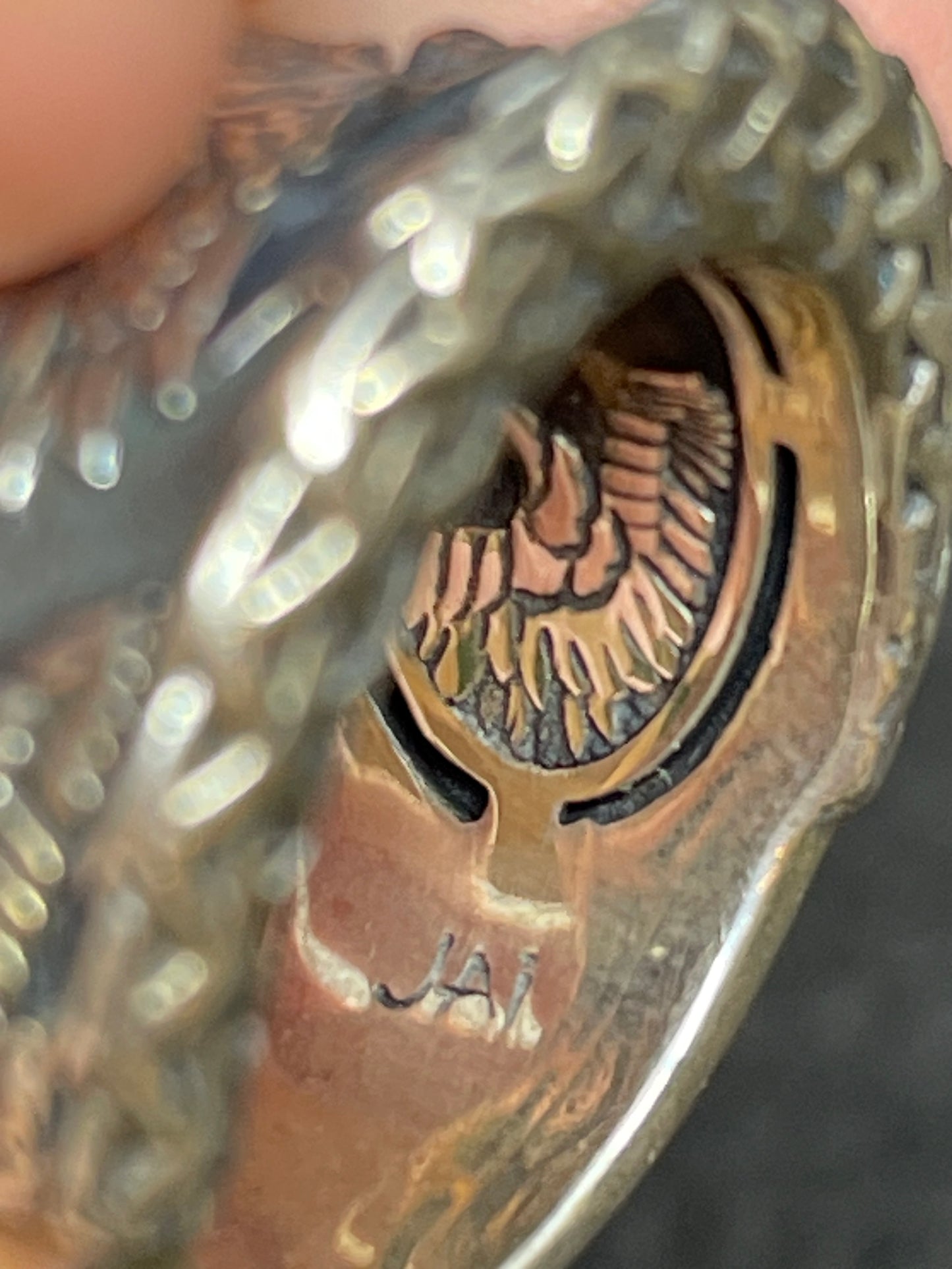 Jai Sterling Ring with Cranes (014017)