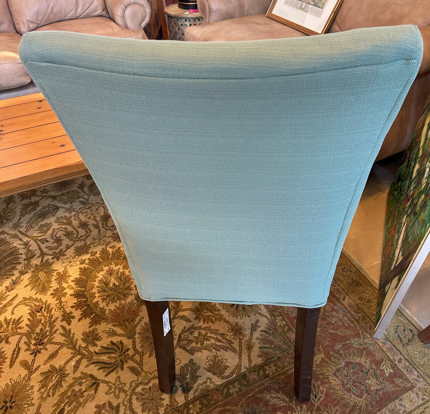 Blue Tufted Parsons Chair (2 Available) (1L6K75)