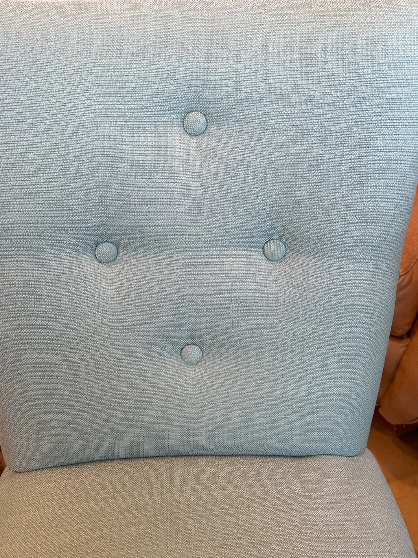 Blue Tufted Parsons Chair (2 Available) (1L6K75)