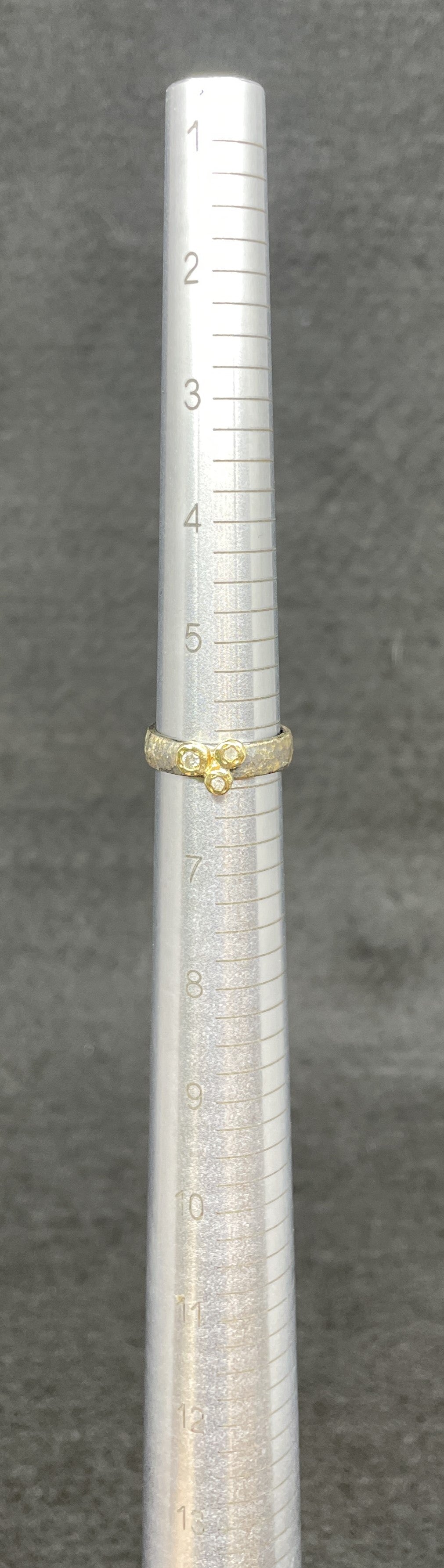 Sundance Three Stone Diamond and Sterling Ring (01400Z)