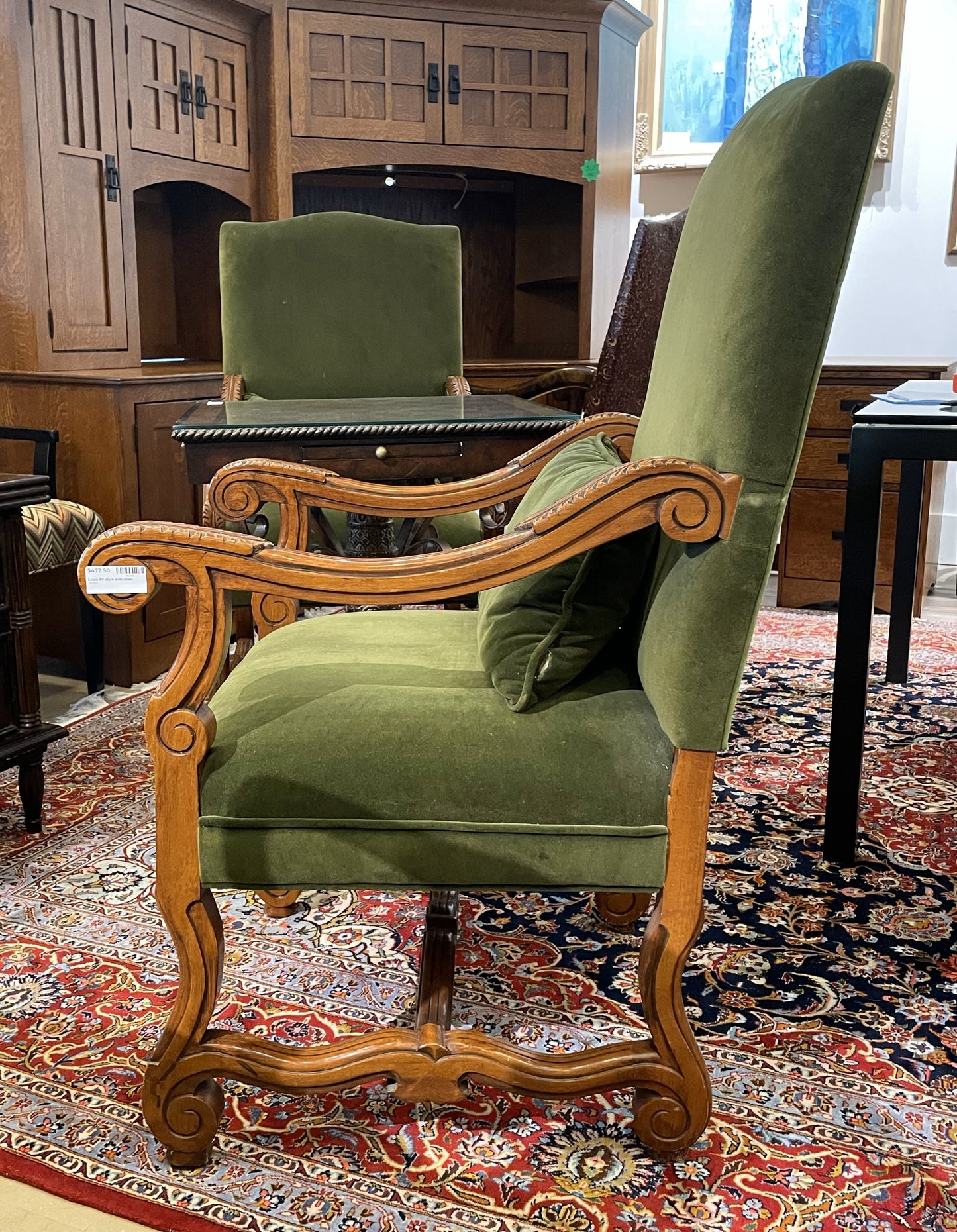 Louis XV Style Arm Chair (2 Available) (0AS007)