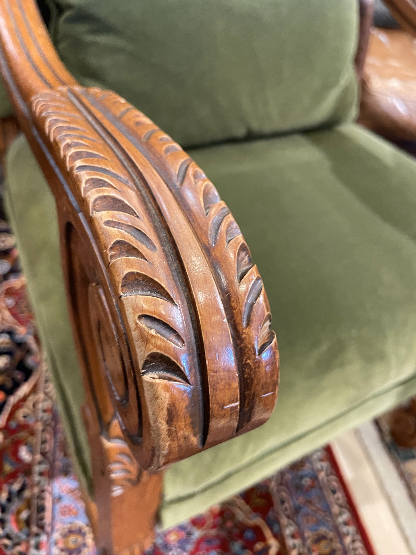 Louis XV Style Arm Chair (2 Available) (0AS007)