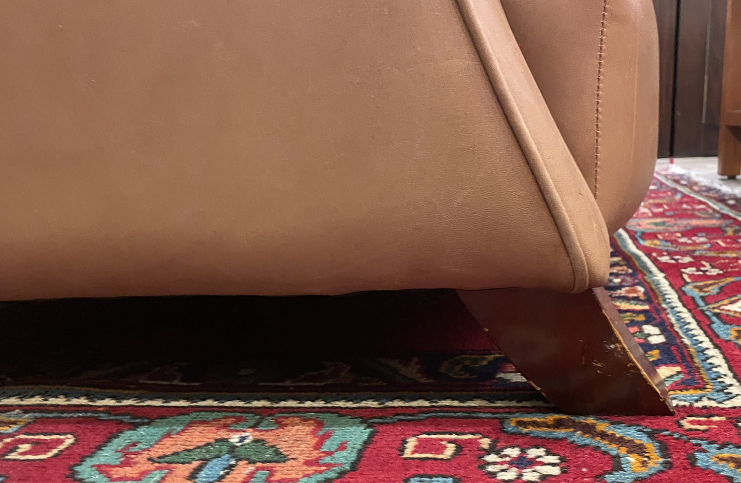 American Leather Studio Tight-back Sofa, AS IS (0JS002)