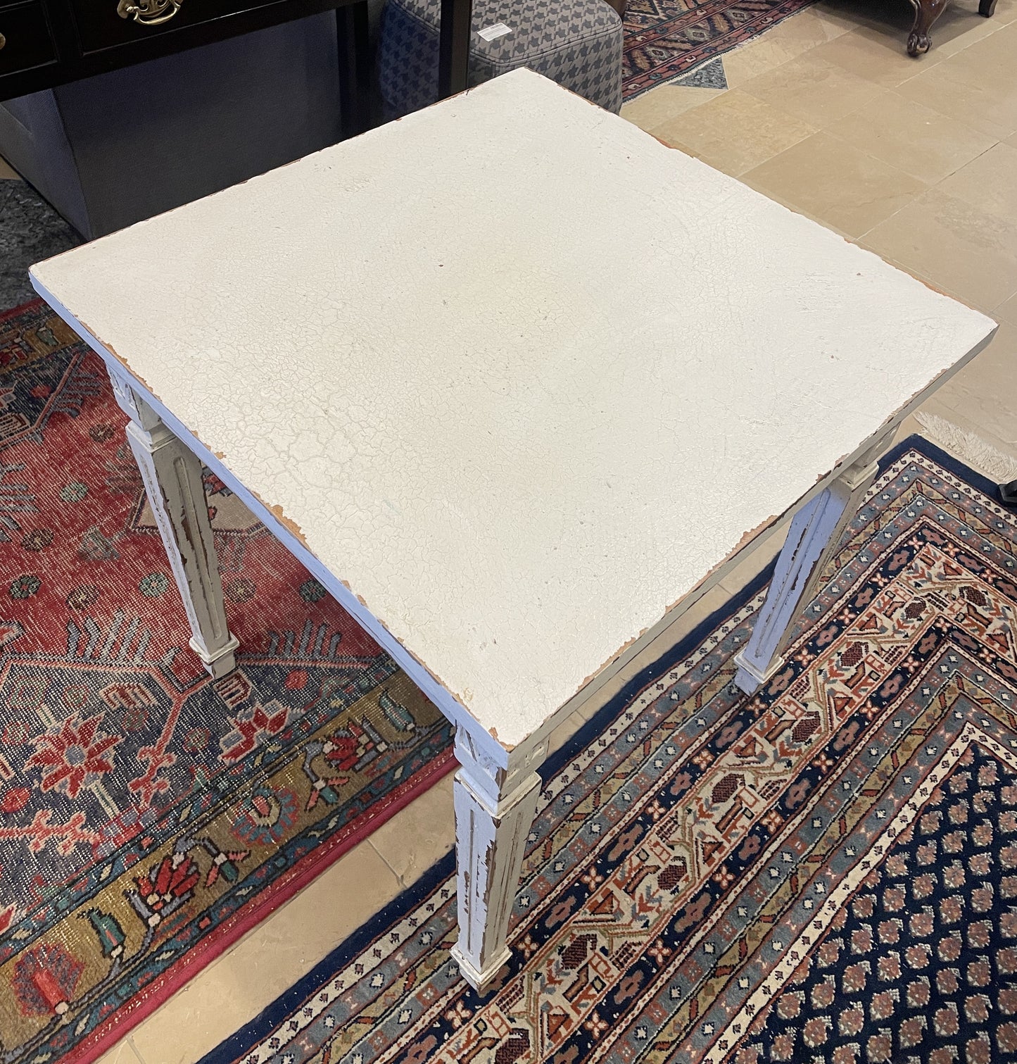 Gustavian Style End Table with Drawer (Two available) (01D012)