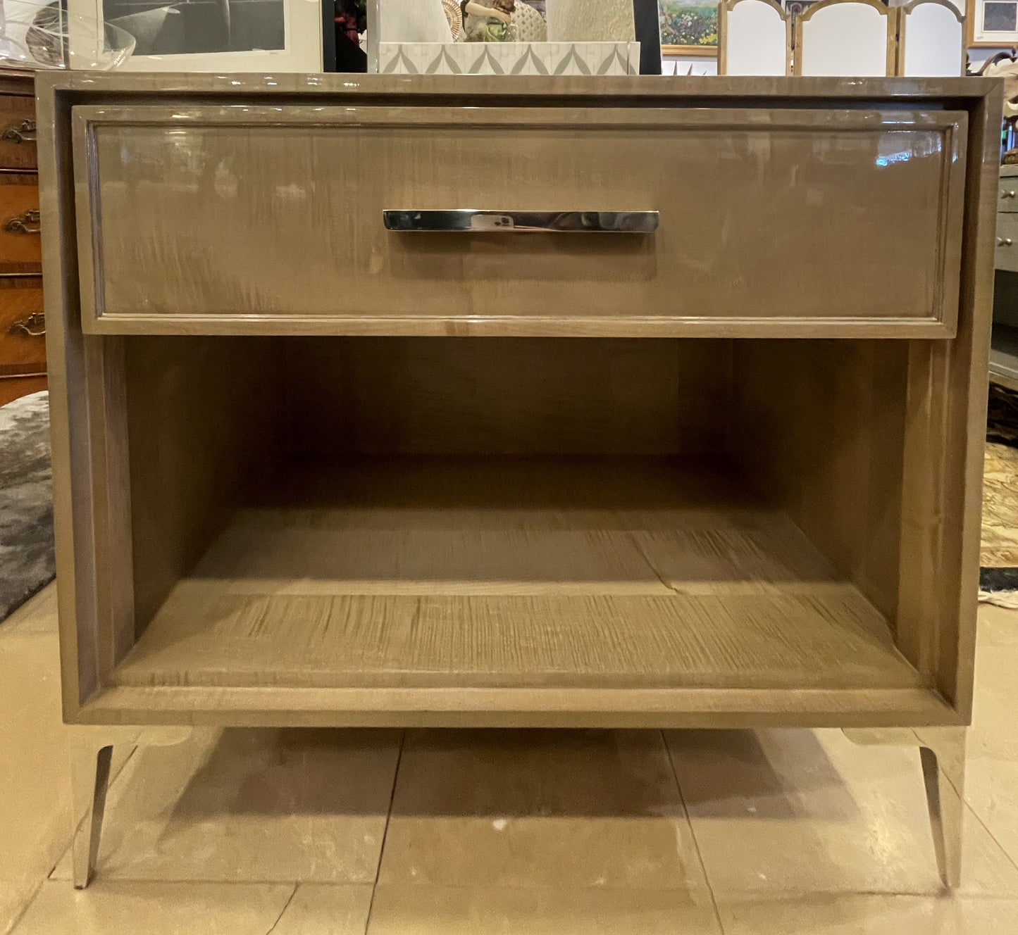 Restoration Hardware Benoit Open Nightstand (01D013)