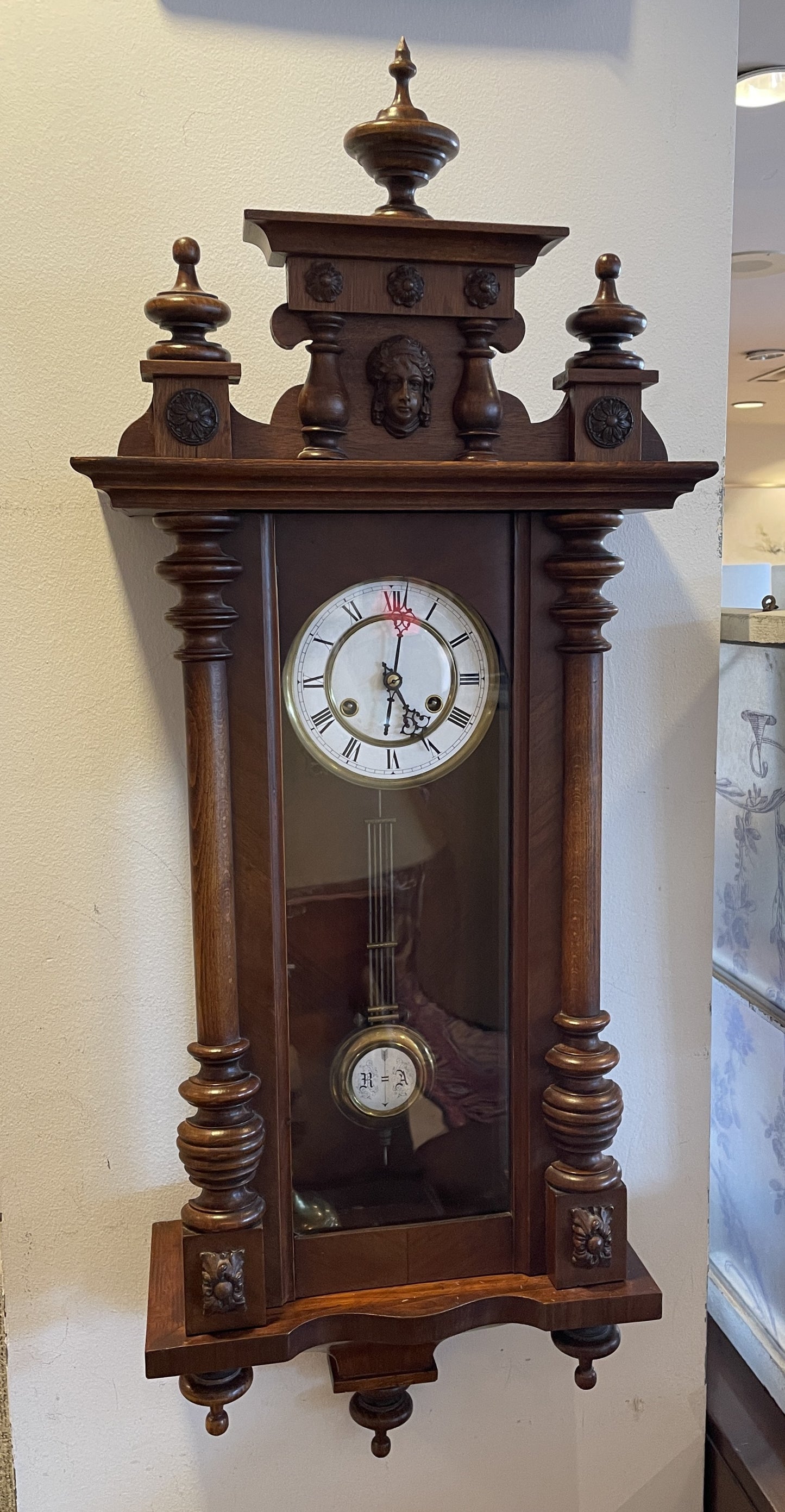 Vienna Regulator Wall Clock with key (0NA001)