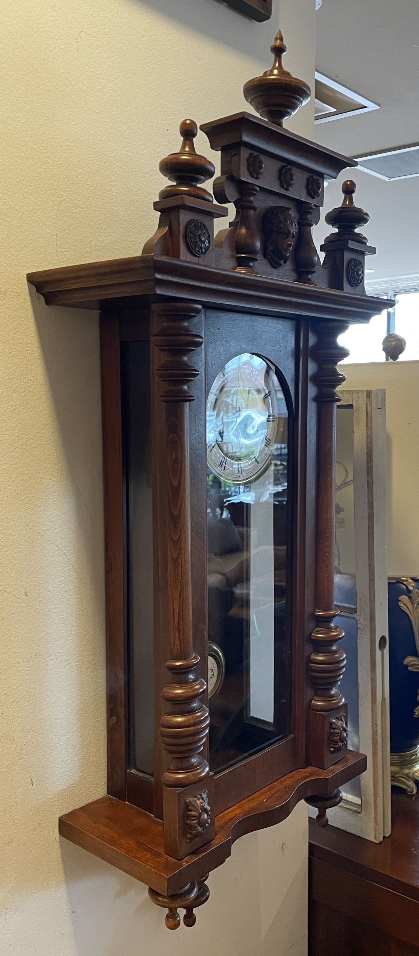 Vienna Regulator Wall Clock with key (0NA001)