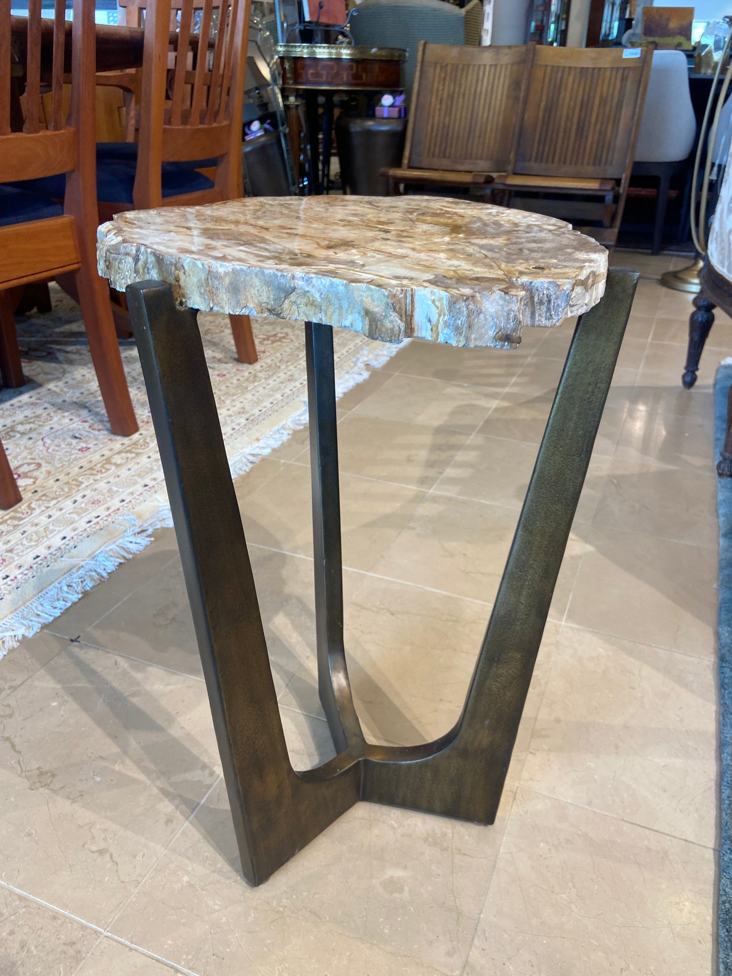 Palecek Petrified Wood Table