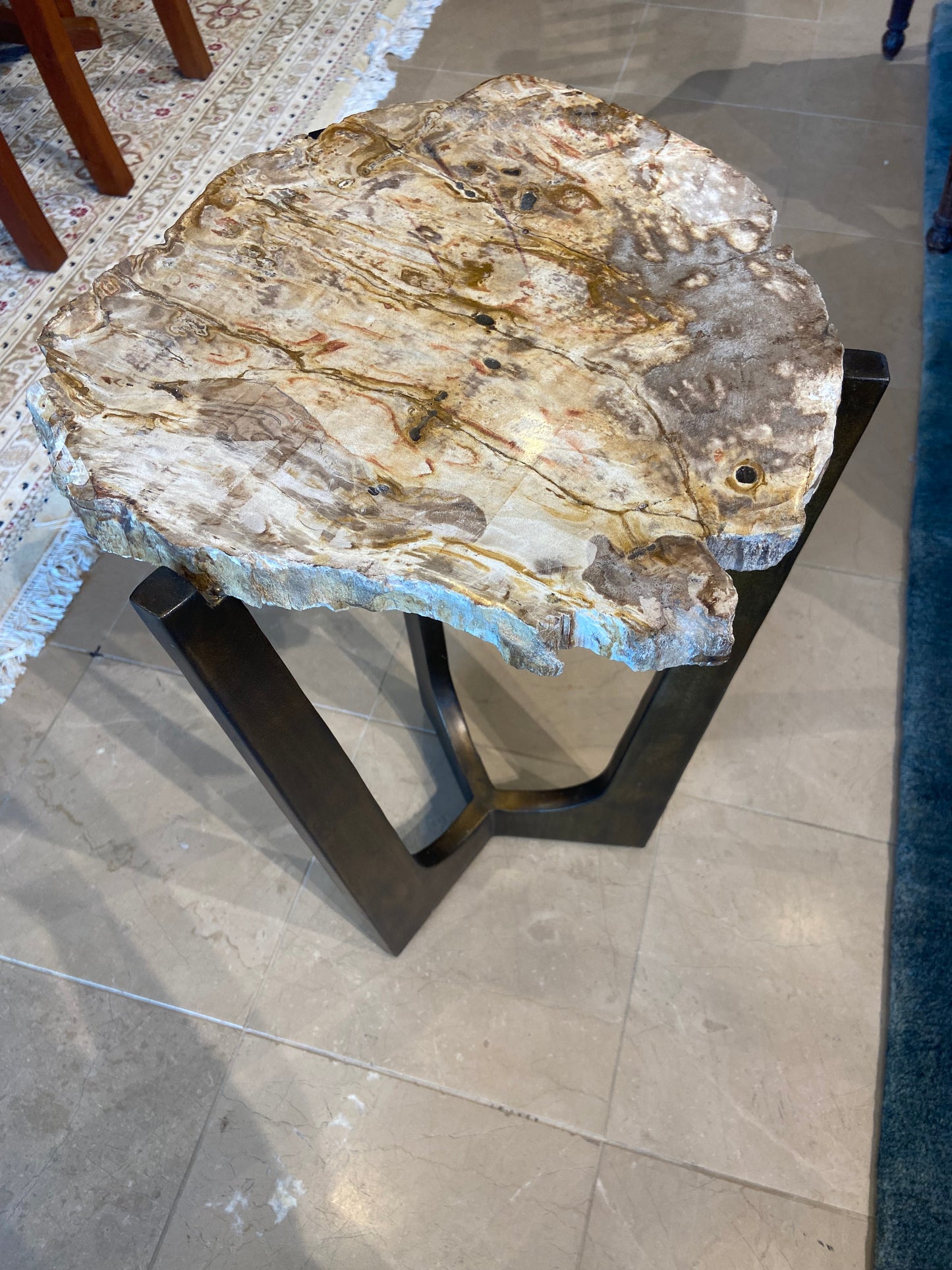 Palecek Petrified Wood Table