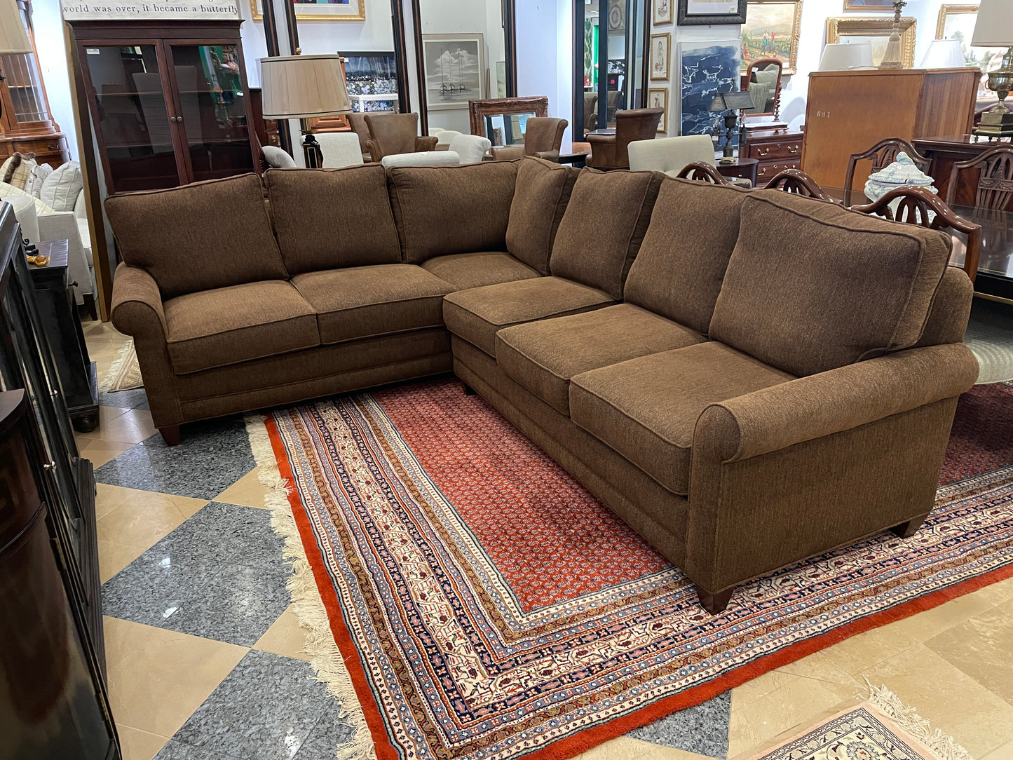 Marshfield for Penny Mustard 9000 Simply Yours Sectional, BRAND NEW!! (0NB001)