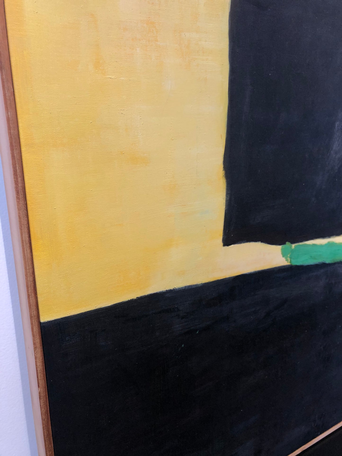 Reproduction of a Work by Robert Motherwell Oil on Canvas