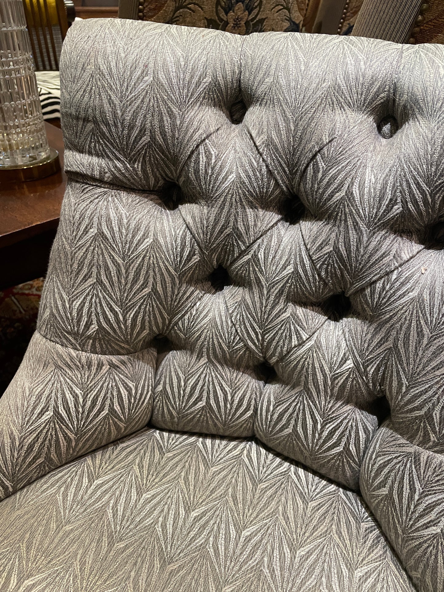 Century Upholstered Swivel Barstool (Four available) (0JQ006)