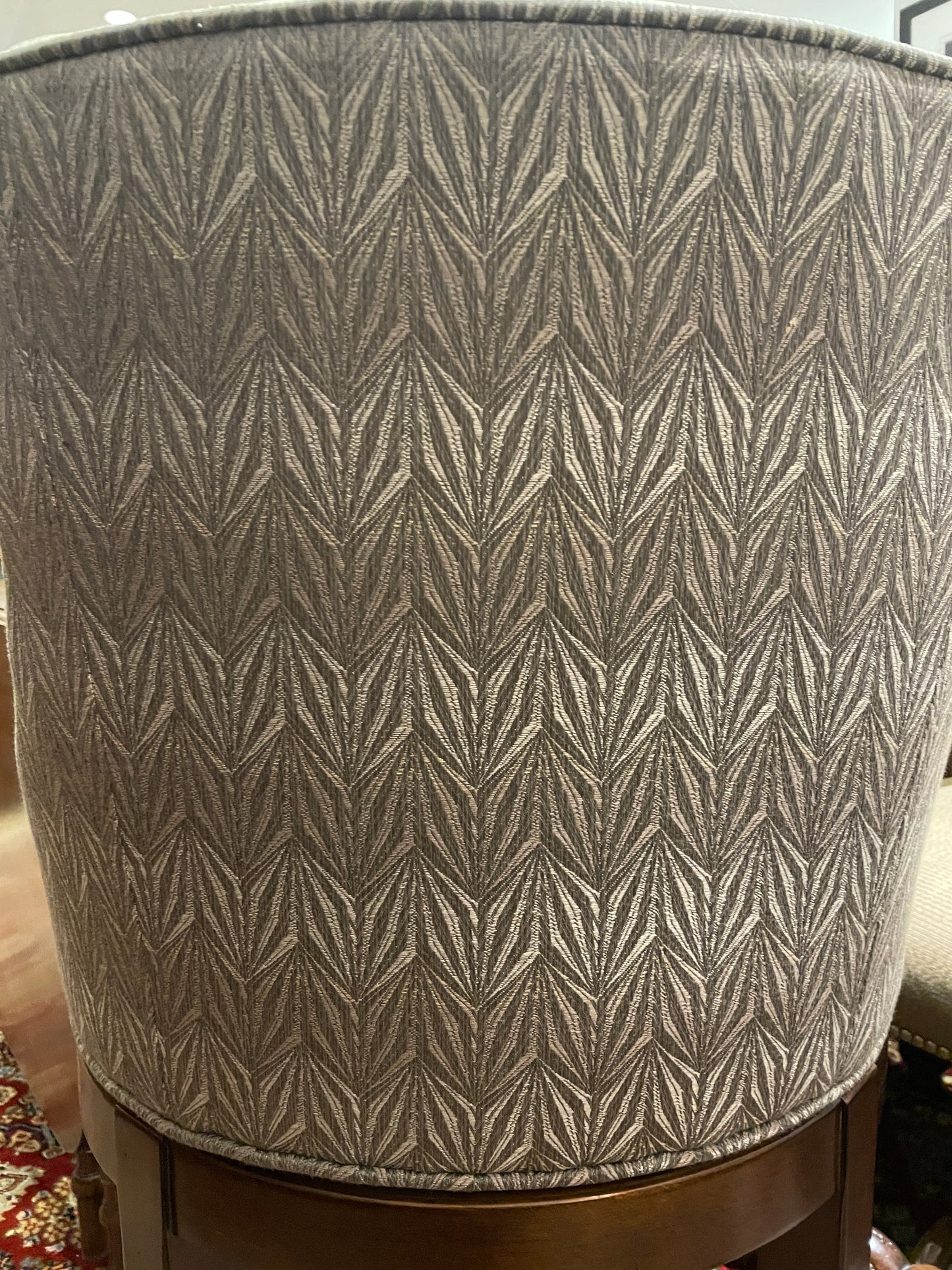 Century Upholstered Swivel Barstool (Four available) (0JQ006)