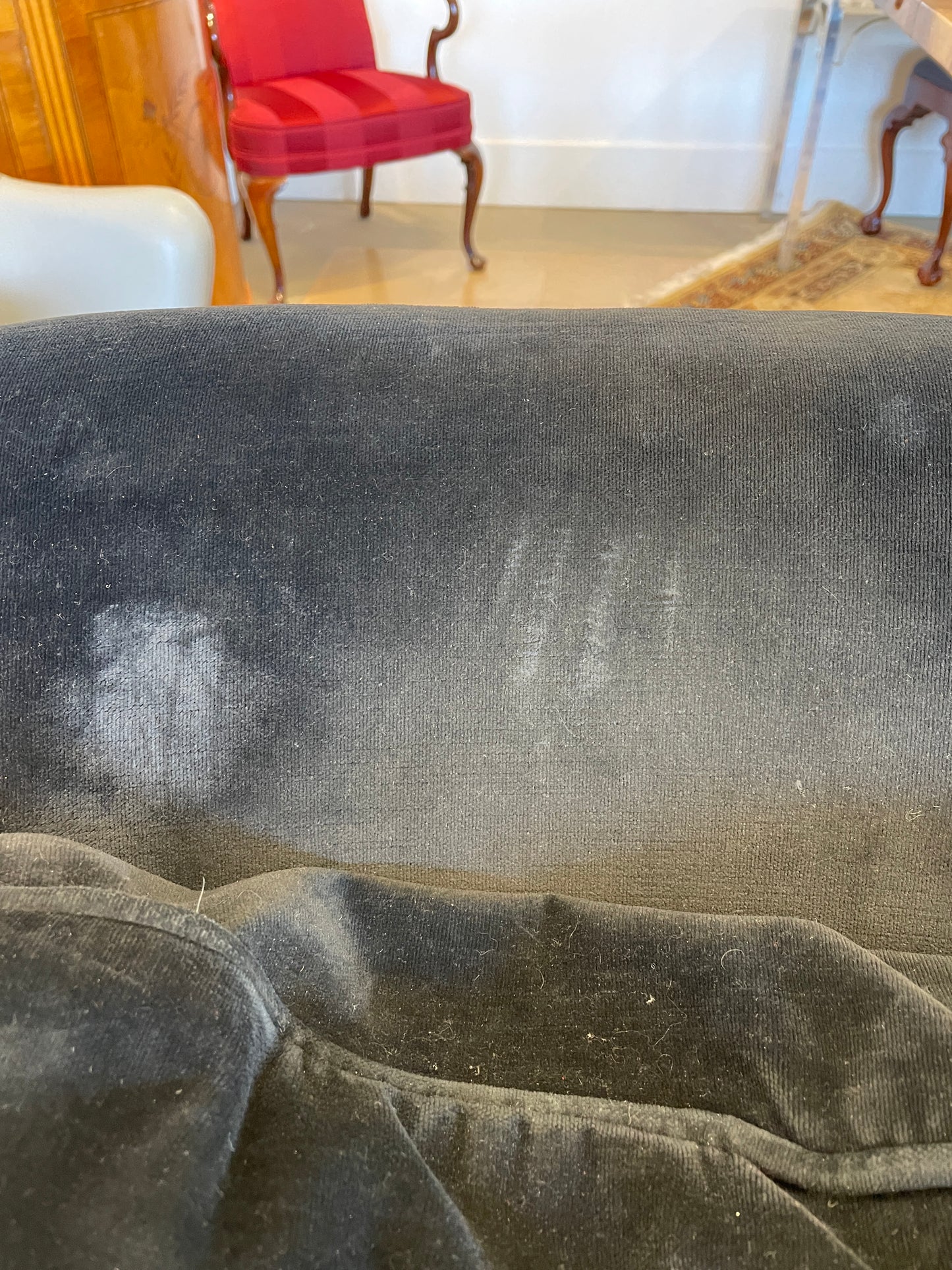 Pearson Upholstered Blue Arm Chair AS IS (0BZ00W)
