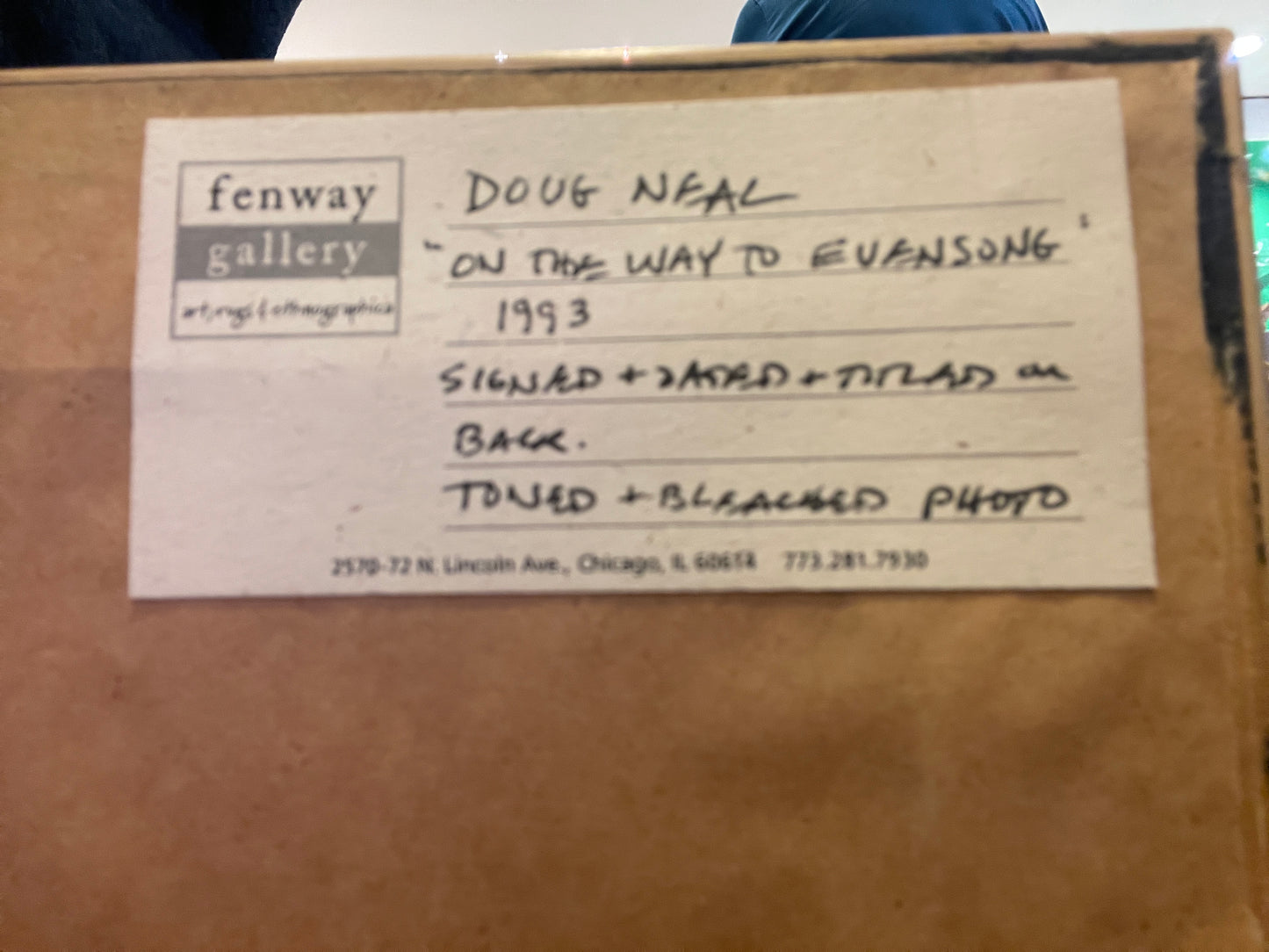 Douglas Neal "On the Way to Evensong" (0ND00O)