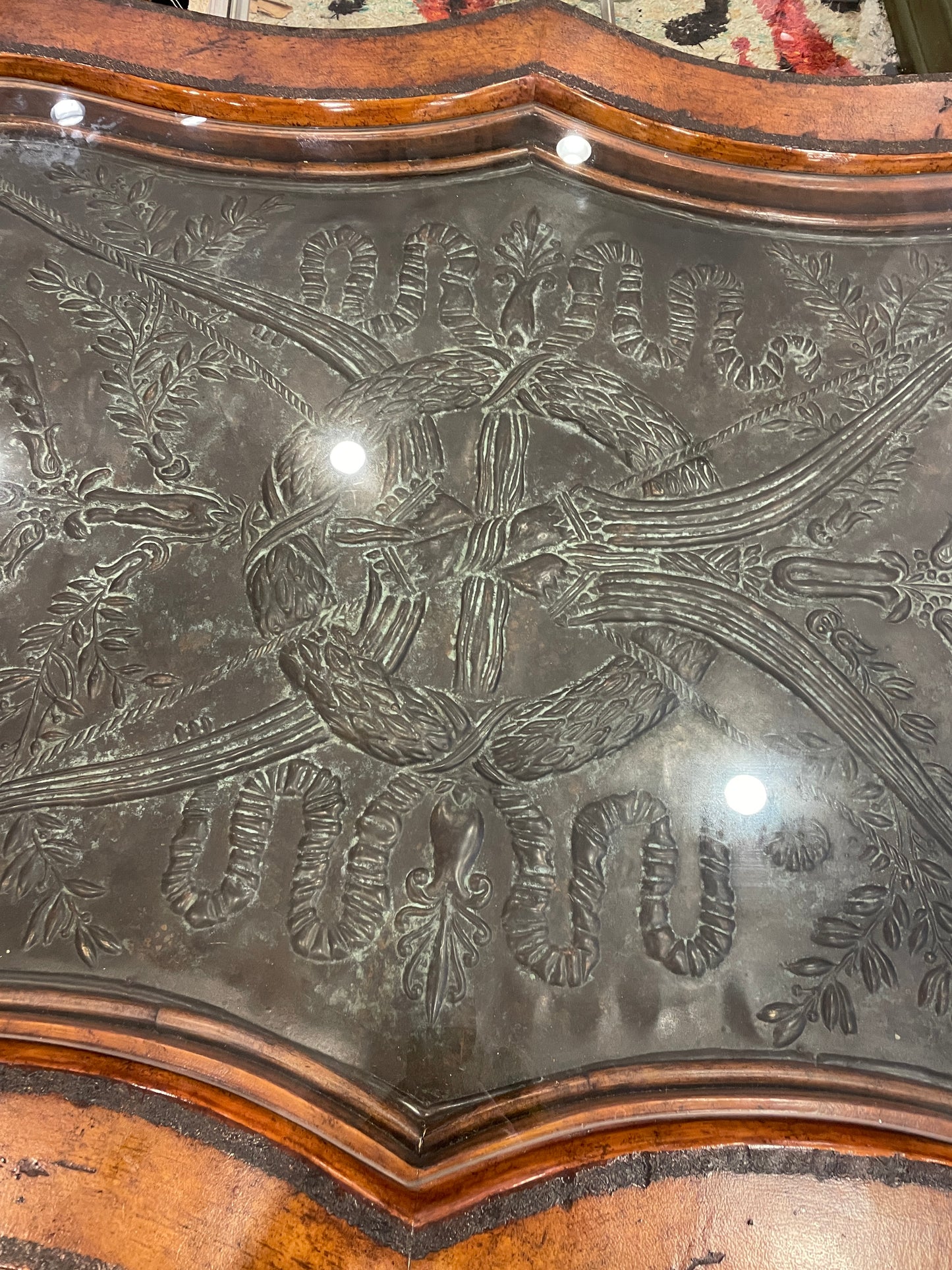 Maitland Smith Coffee table with relief center (0JQ007)