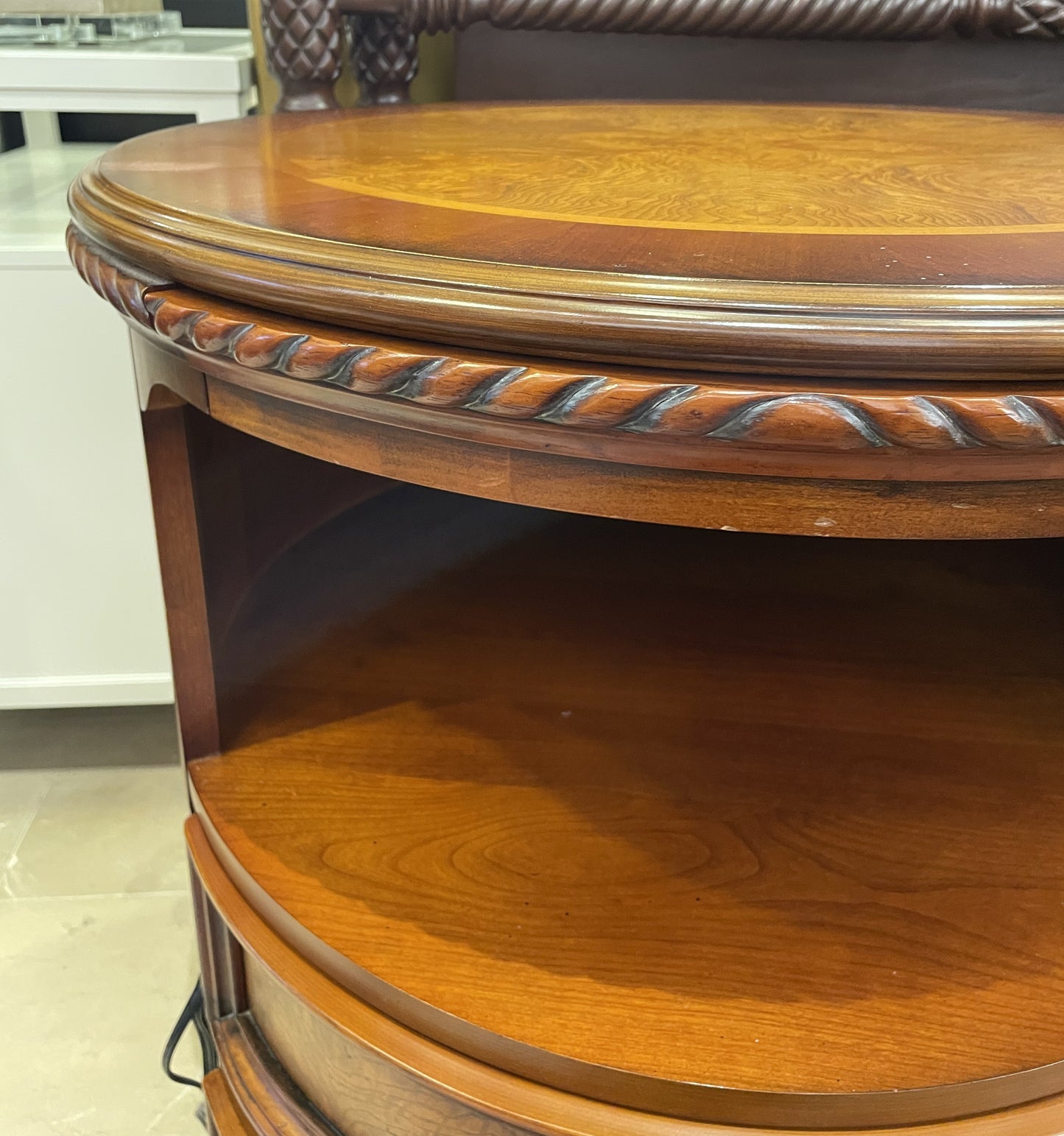 Aspenhome Round Nightstands, a pair (02U00B)