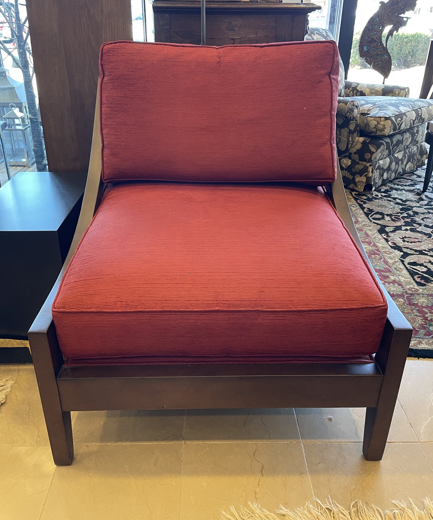 Pearson Occasional Chair with Wood Frame (2 Available) (0BZ00X)