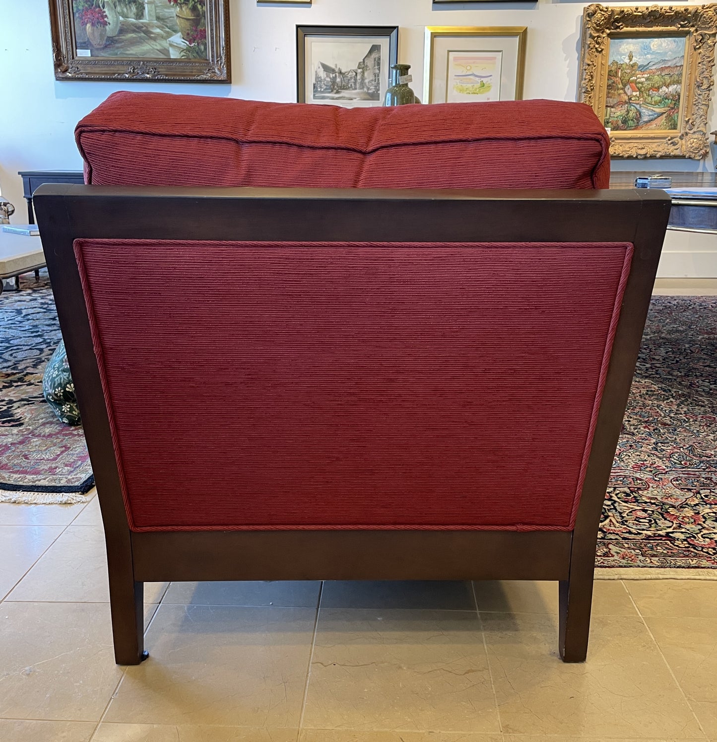 Pearson Occasional Chair with Wood Frame (2 Available) (0BZ00X)