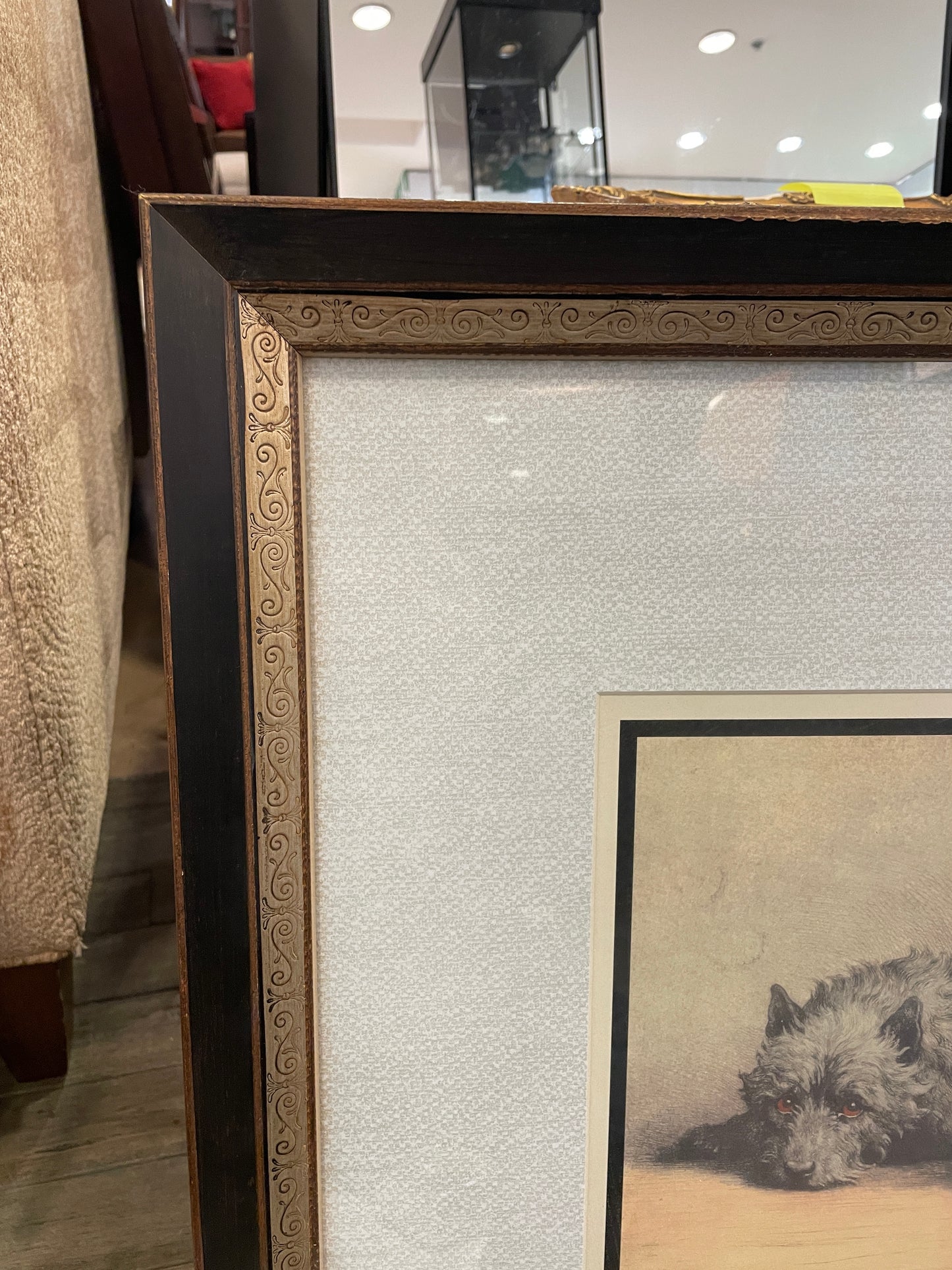 Herbert Dicksee Cairn Terriers Lithograph (0ND003)